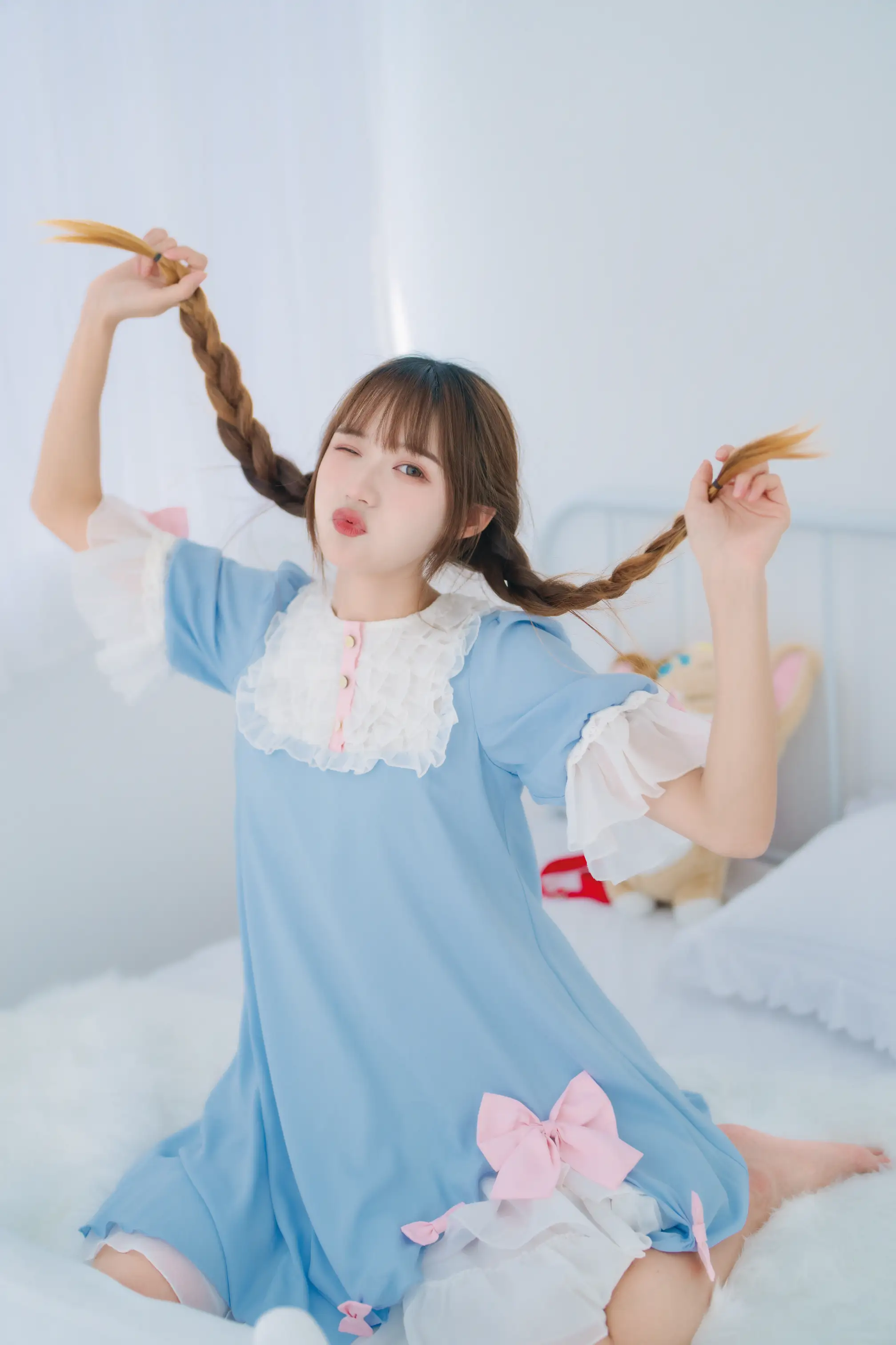 [艺图语] 2022.08.13 Vol.1691 – 纯白色可爱 兔子Zzz不吃胡萝卜#[32P]-7