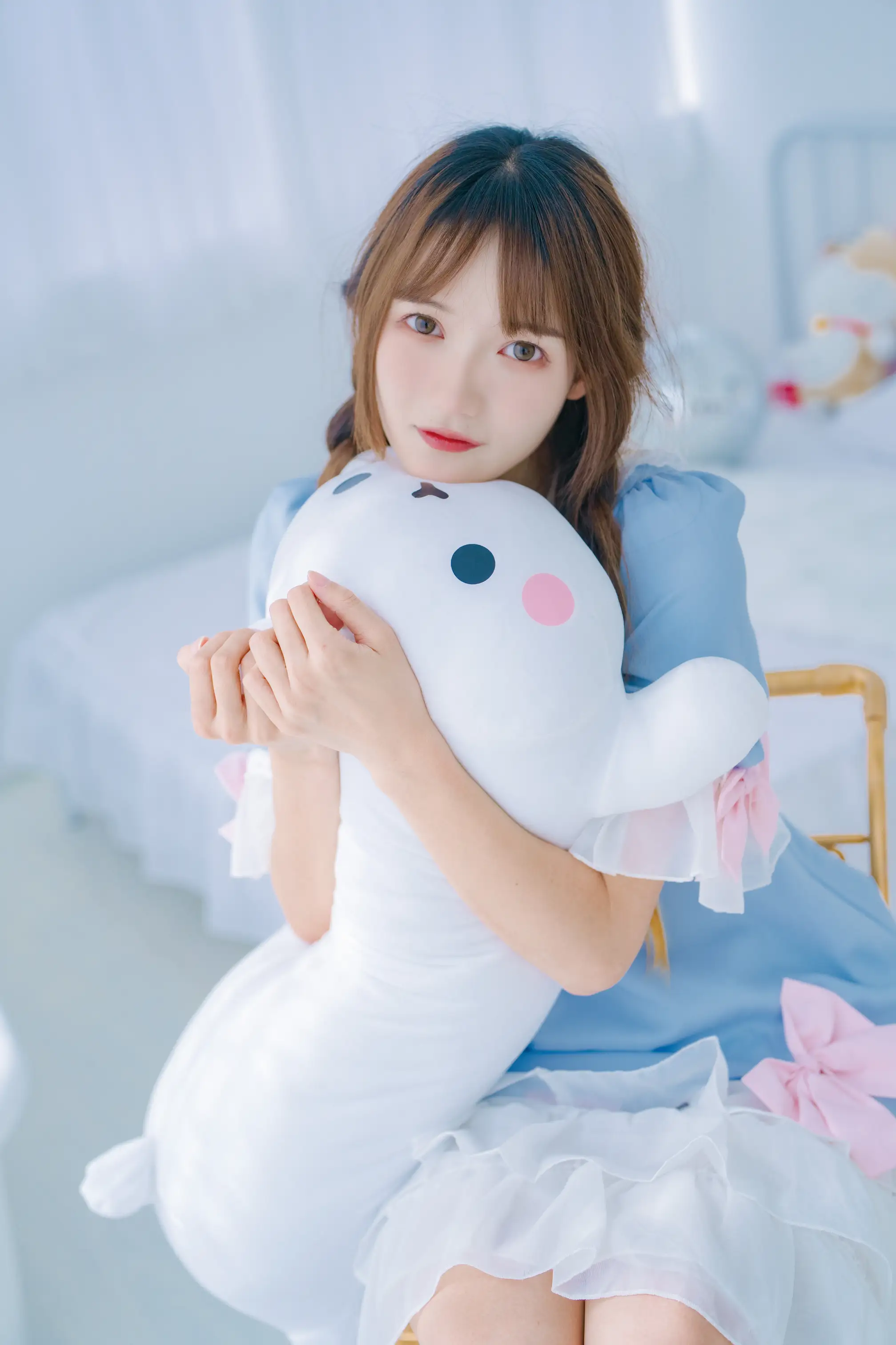 [艺图语] 2022.08.13 Vol.1691 – 纯白色可爱 兔子Zzz不吃胡萝卜#[32P]-2