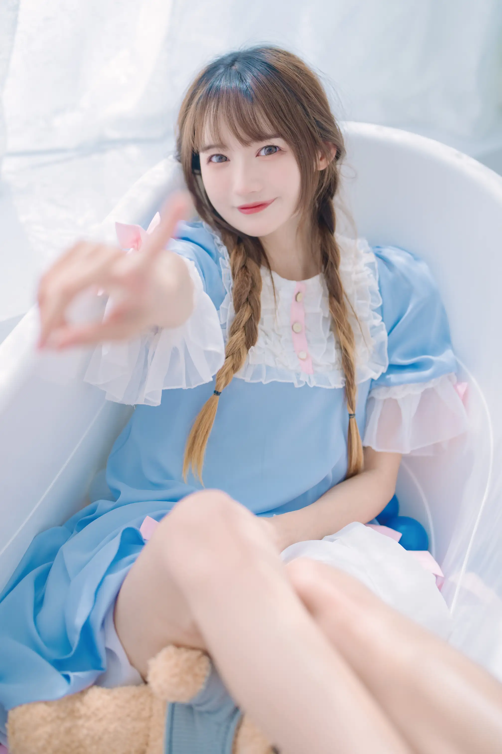 [艺图语] 2022.08.13 Vol.1691 – 纯白色可爱 兔子Zzz不吃胡萝卜#[32P]-5