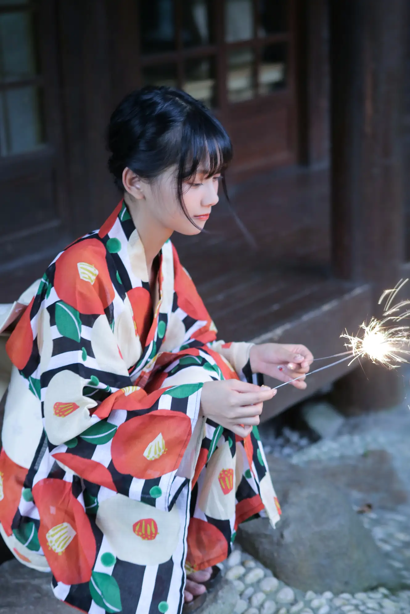 [艺图语] 2022.08.08 Vol.1656 – 夏日祭 猫梓子#[23P]-10