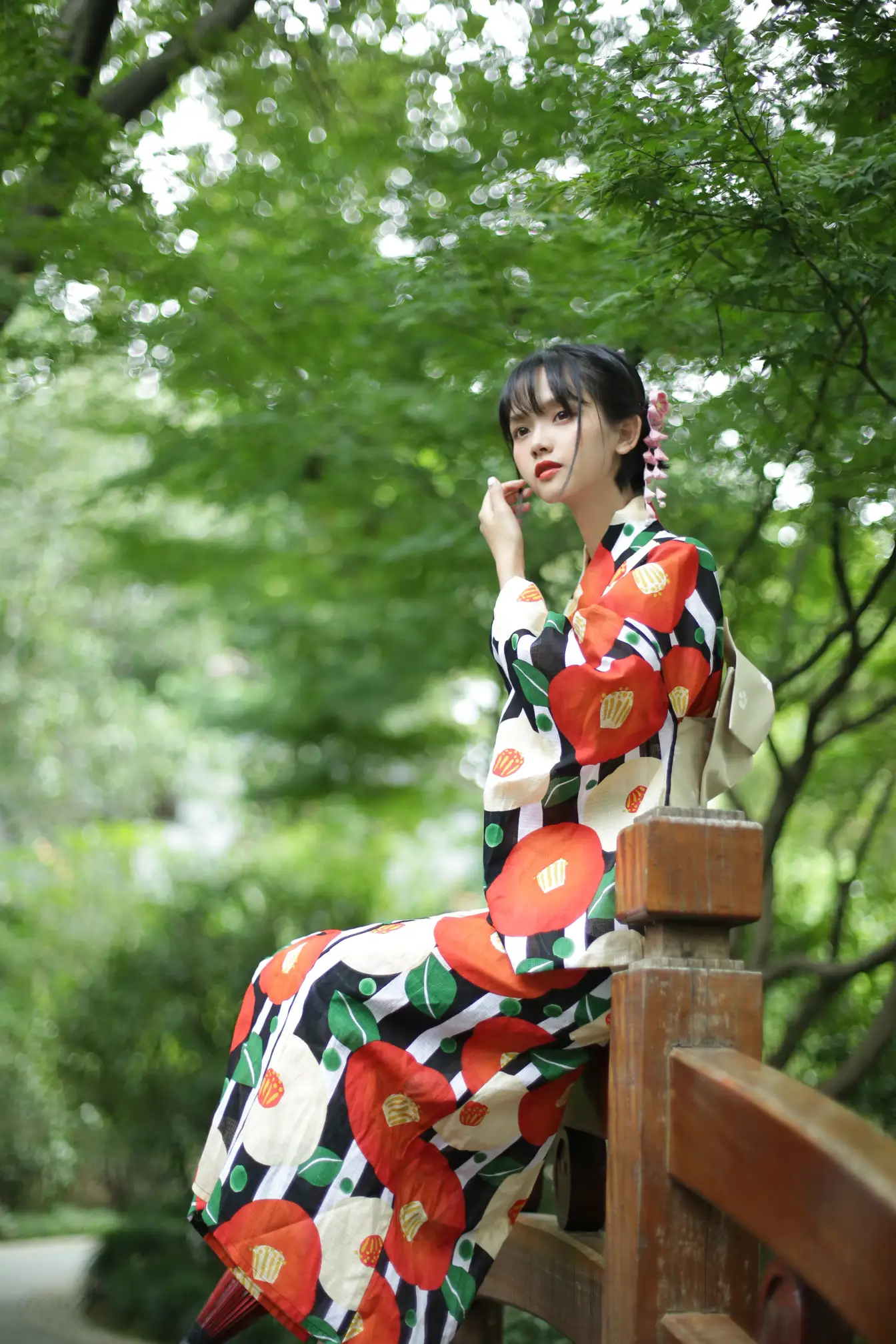 [艺图语] 2022.08.08 Vol.1656 – 夏日祭 猫梓子#[23P]-7