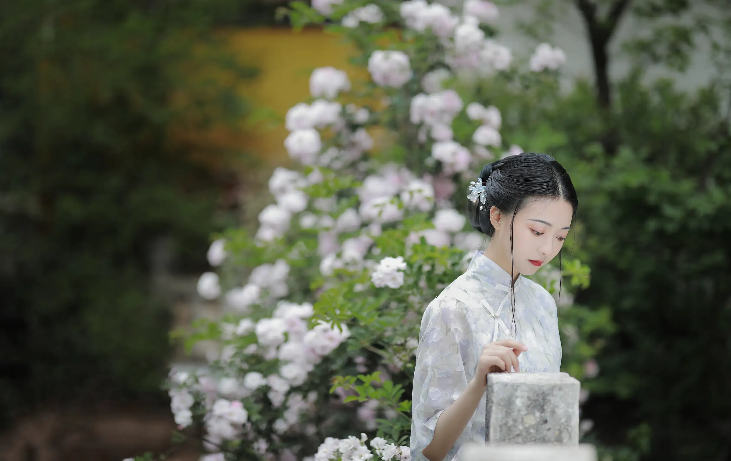 [艺图语] 2022.06.13 Vol.1163 – 白茶清欢无别事 YunFleur#[31P]-9