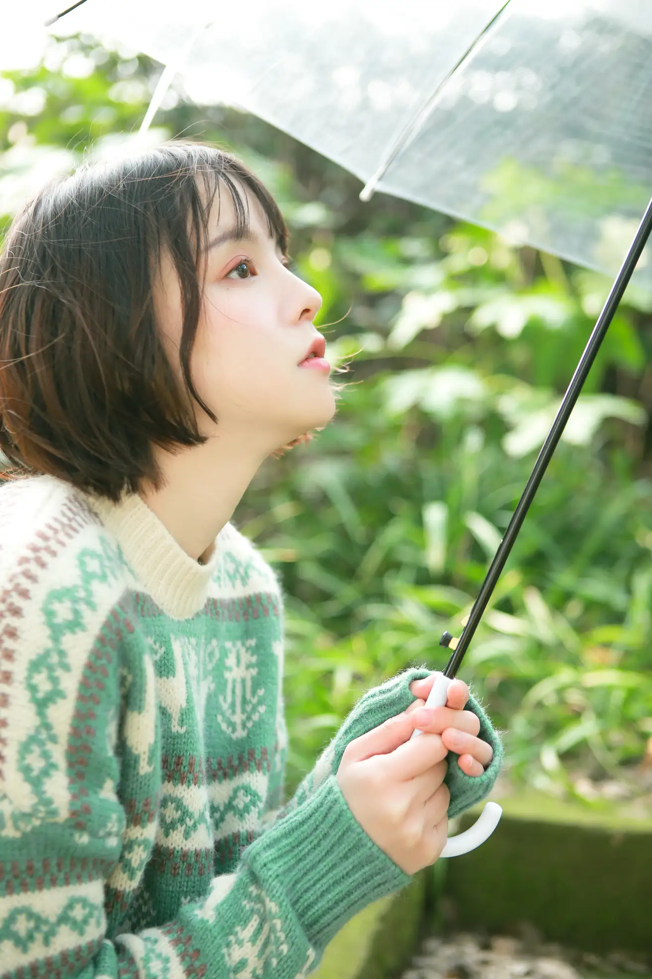 [艺图语] 2022.08.06 Vol.1642 – 氧气女孩 雨一颗#[22P]-5