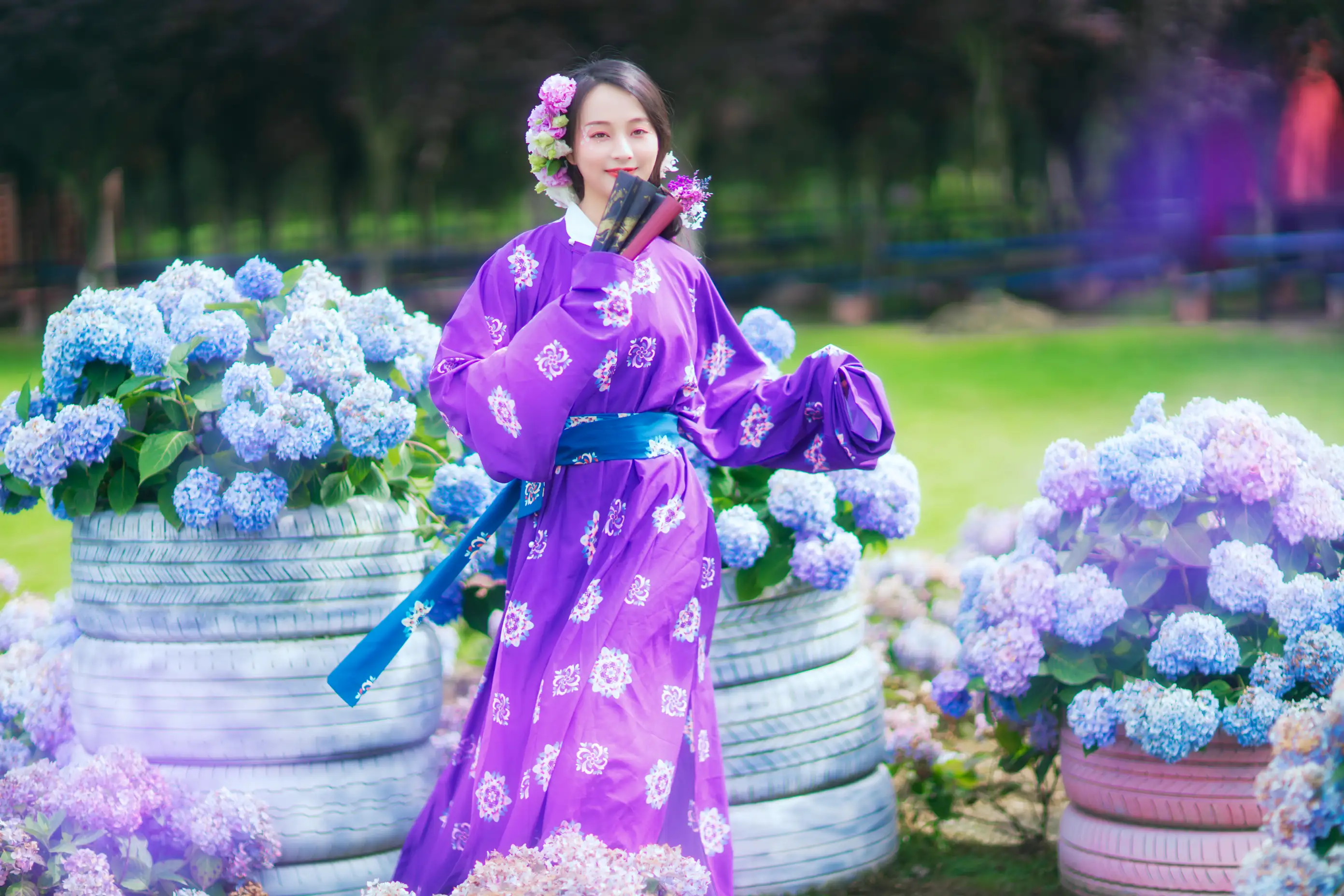 [艺图语] 2022.01.04 Vol.590 – 紫色初摄影夏 欢欢#[35P]-2