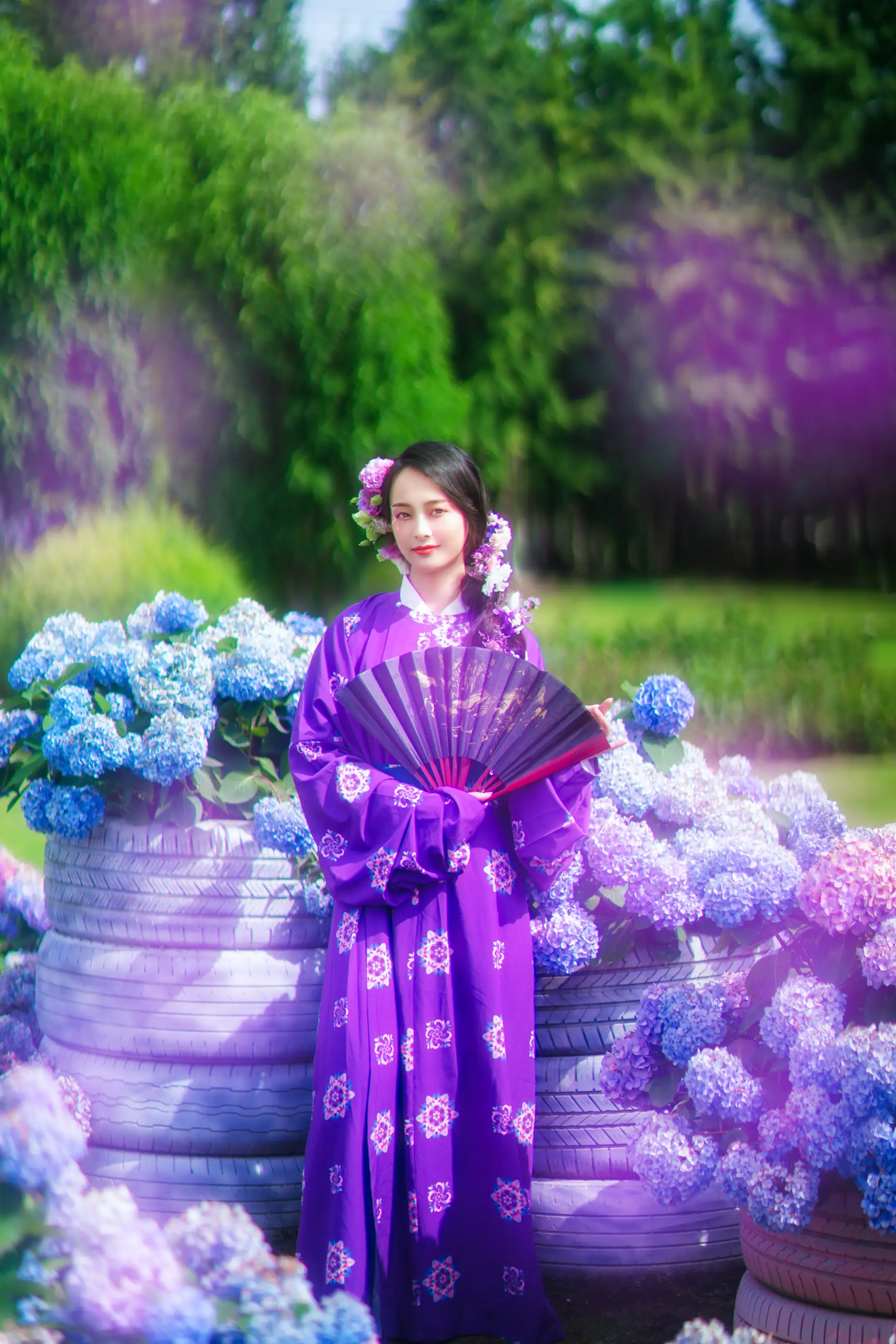 [艺图语] 2022.01.04 Vol.590 – 紫色初摄影夏 欢欢#[35P]-3