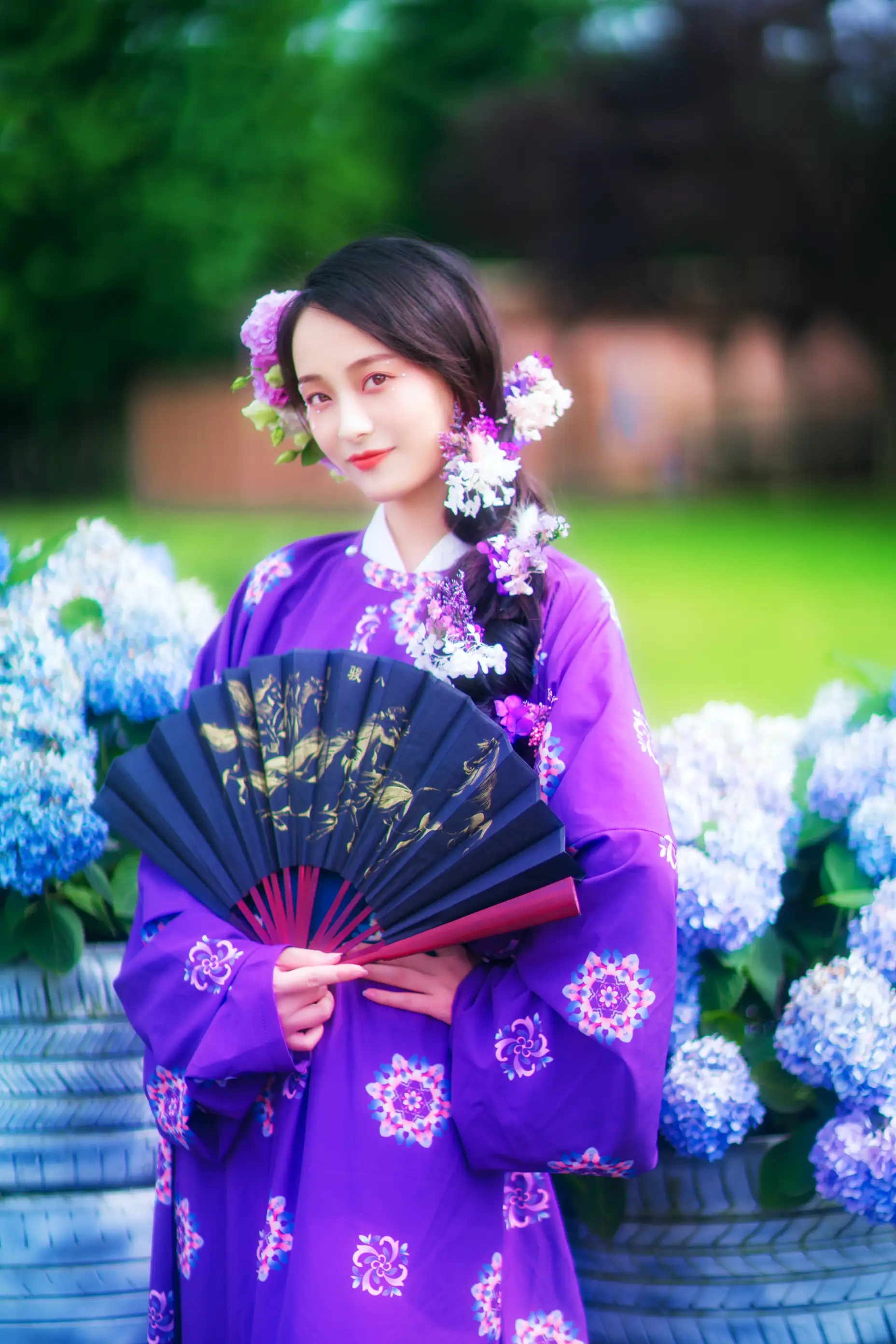 [艺图语] 2022.01.04 Vol.590 – 紫色初摄影夏 欢欢#[35P]-5