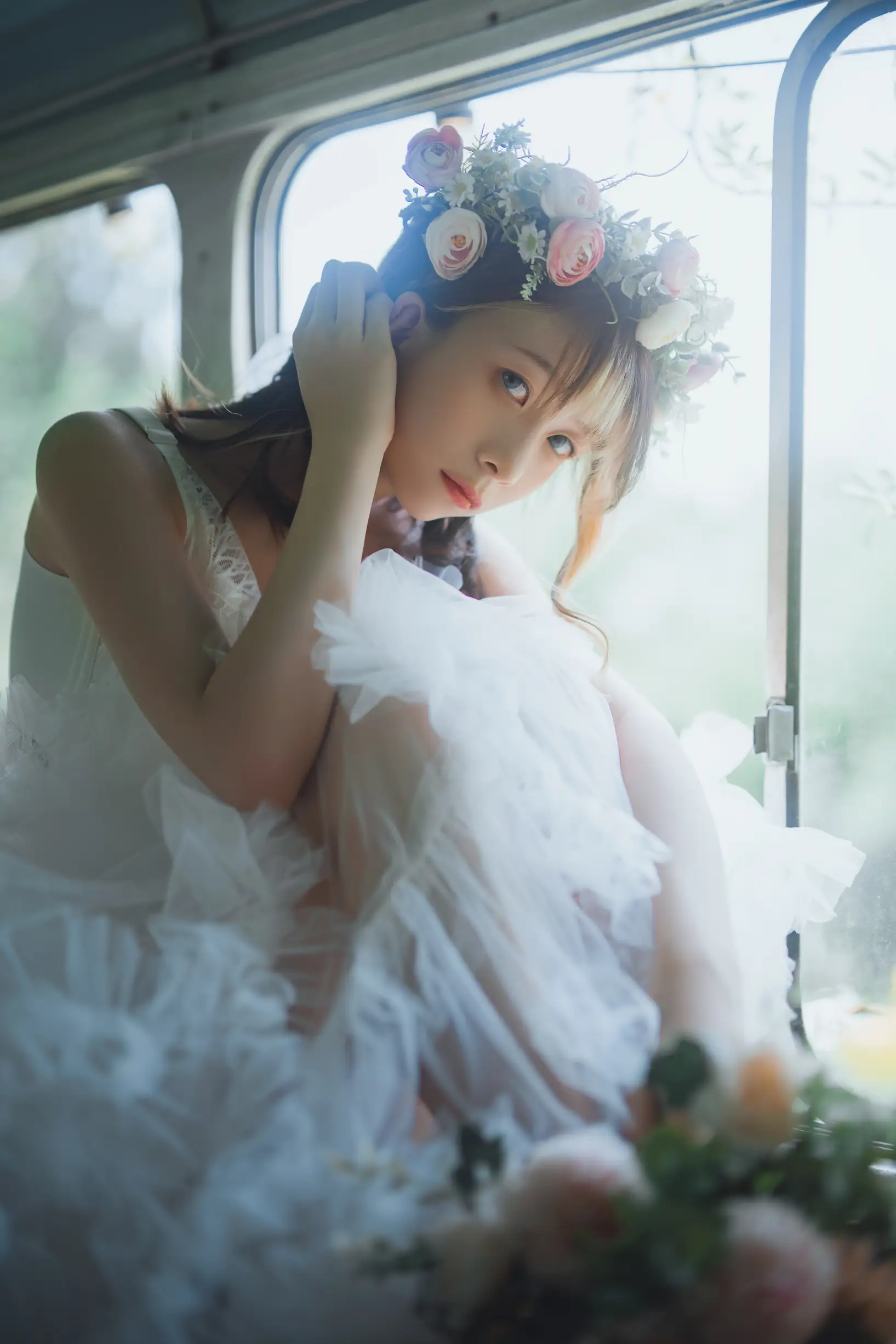 [艺图语] 2022.08.28 Vol.1809 – 花嫁浪漫 清青琴玖#[32P]-1
