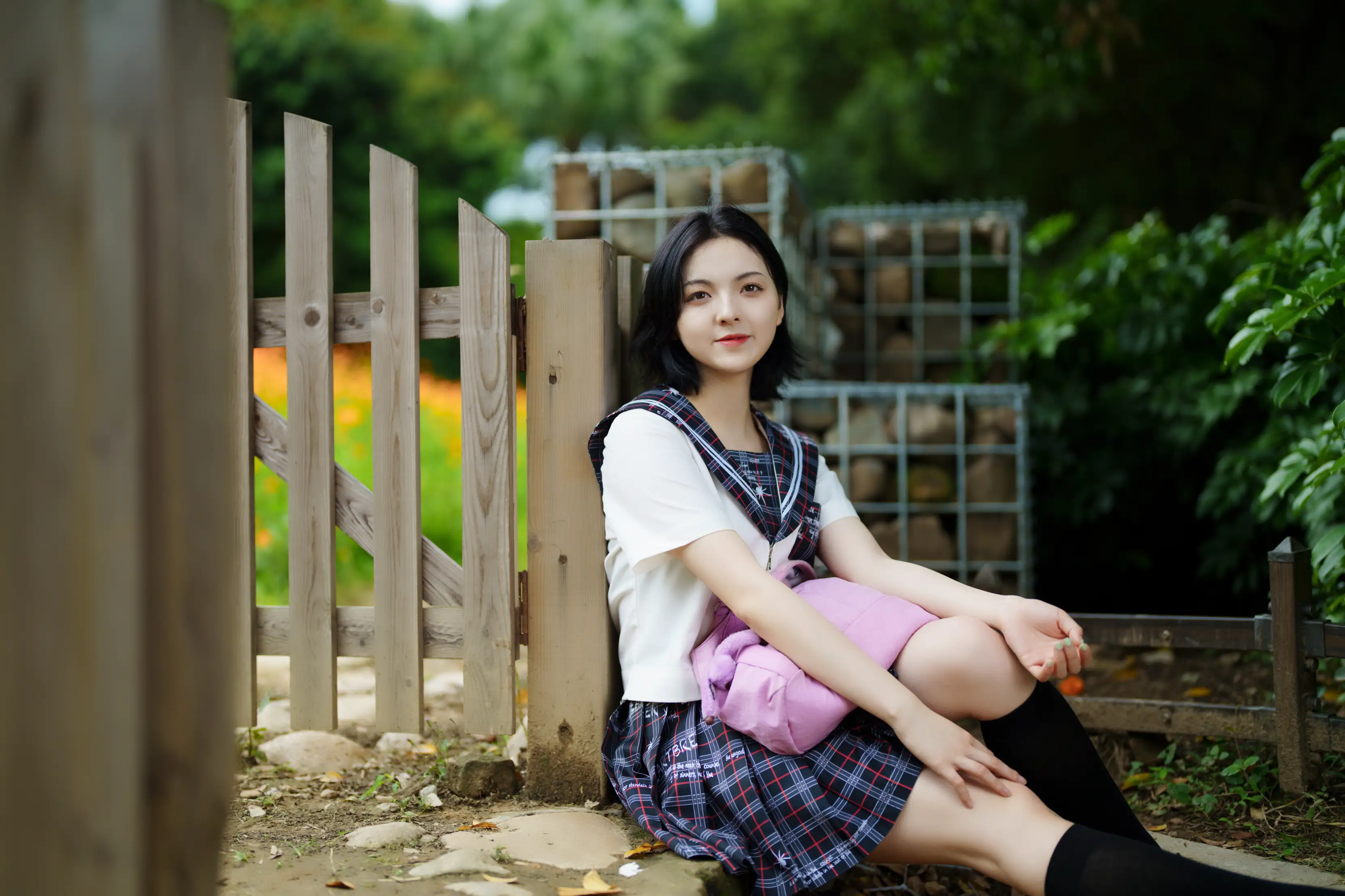 [艺图语] 2021.11.12 Vol.441 – 花田里的JK少女 dudu#[51P]-6