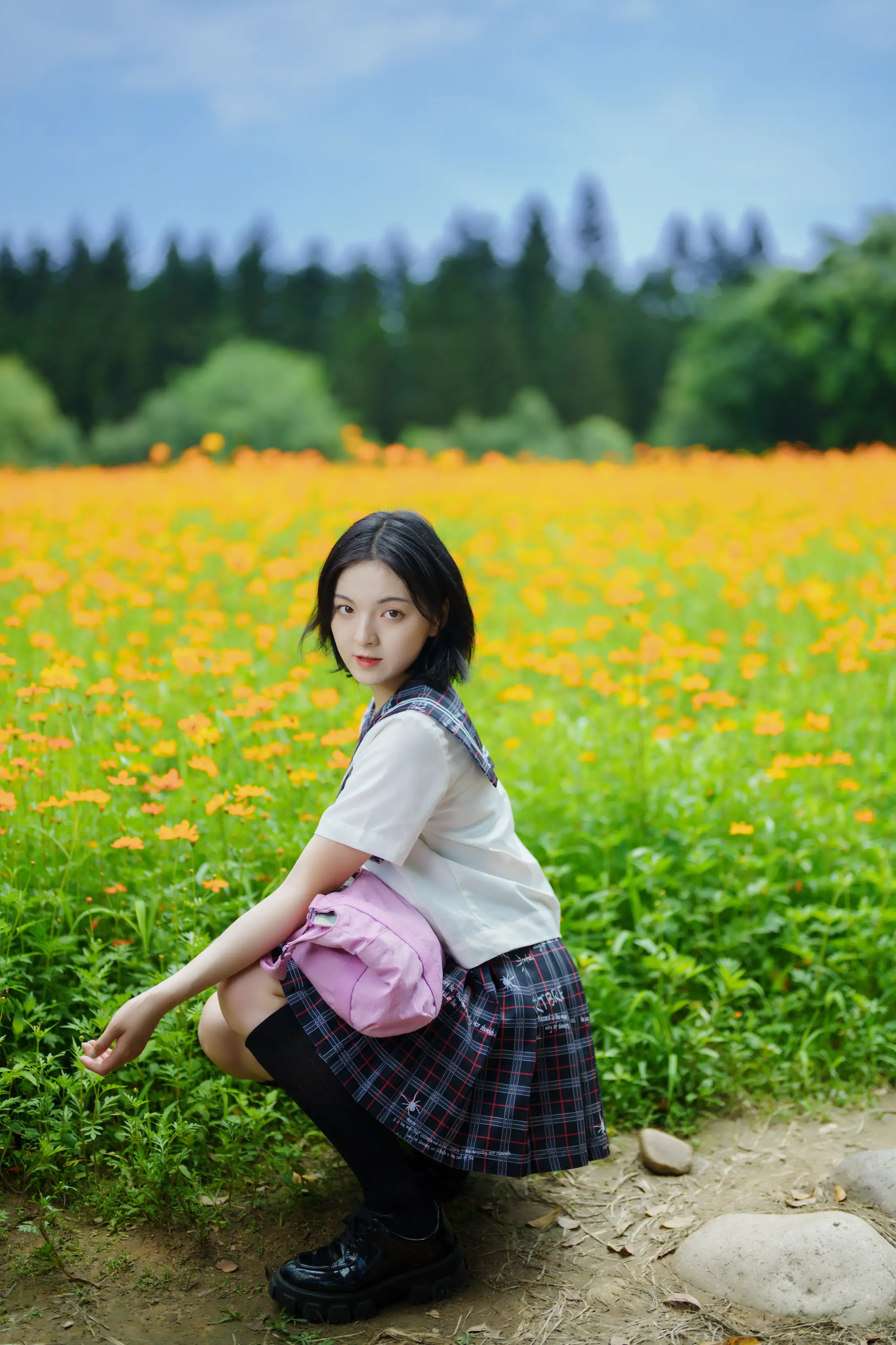 [艺图语] 2021.11.12 Vol.441 – 花田里的JK少女 dudu#[51P]-6