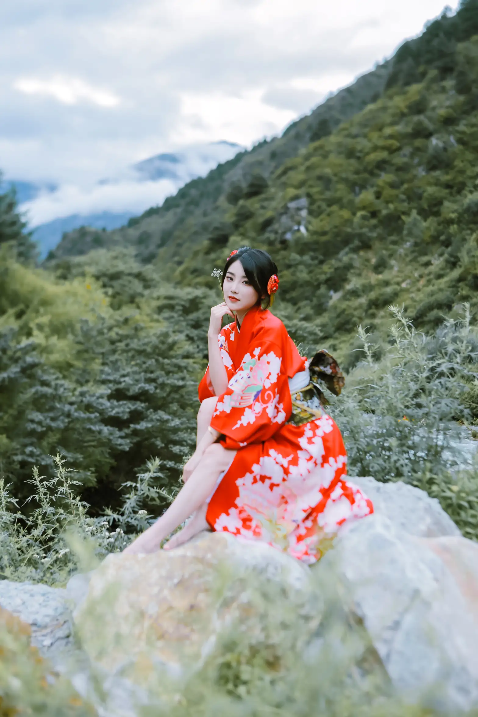 [艺图语] 2022.02.01 Vol.734 – 青山绿水间 婷婷#[23P]-4