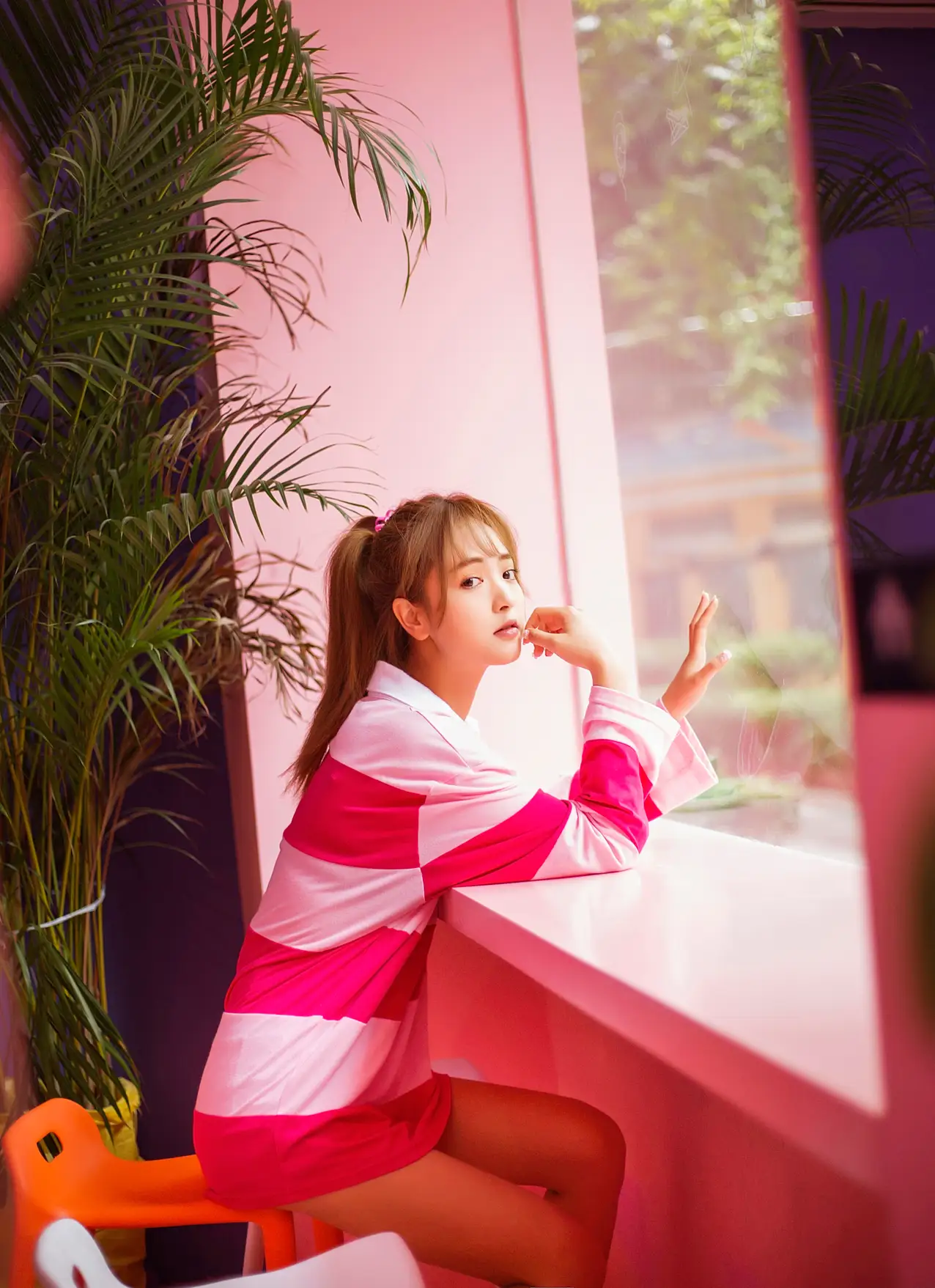 [艺图语] 2022.06.22 Vol.1253 – 粉色少女心 窦鹤鑫#[21P]-9