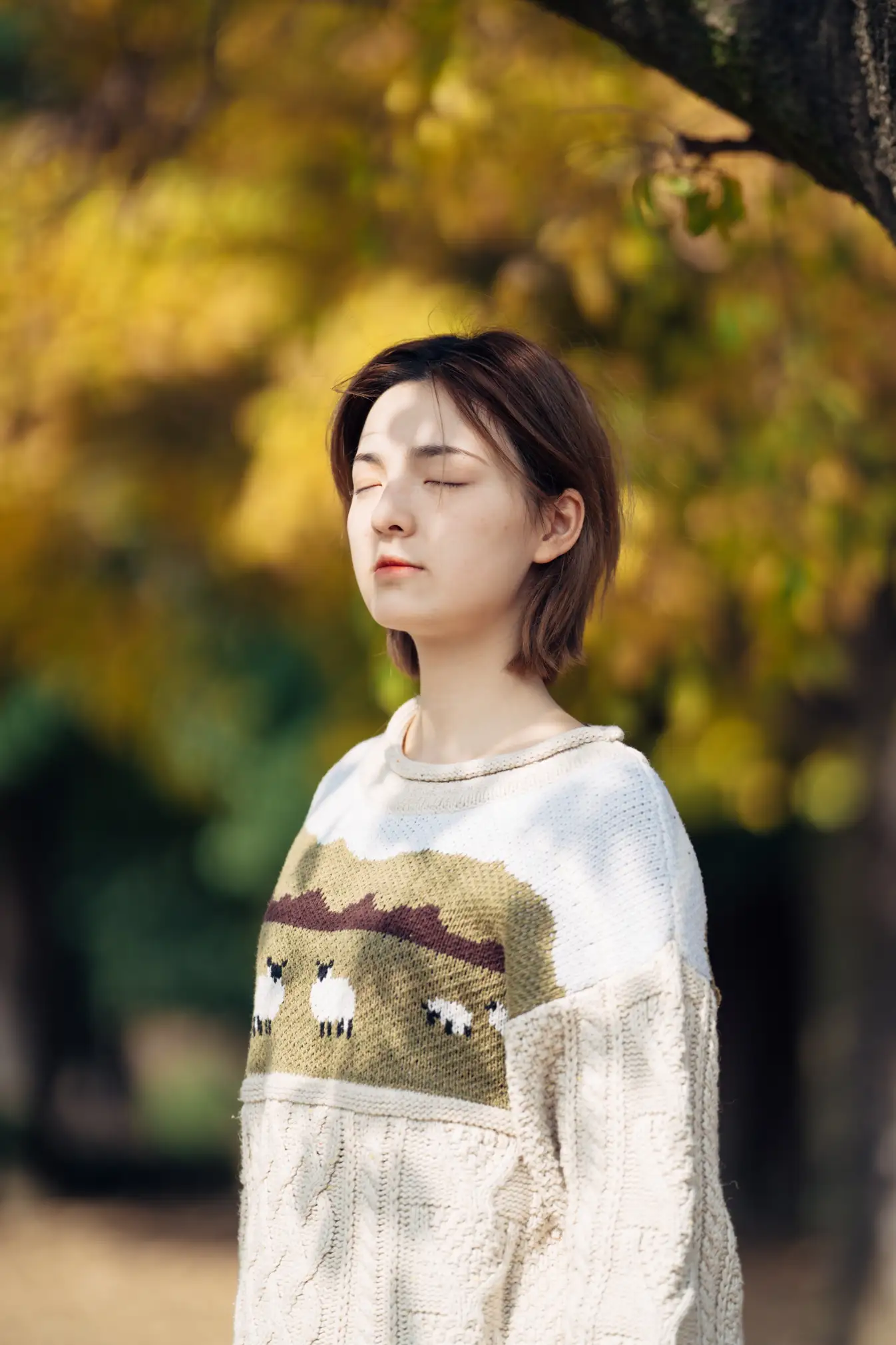 [艺图语] 2022.01.25 Vol.706 – 暖冬银杏，18岁的素颜女孩 dudu#[35P]-4