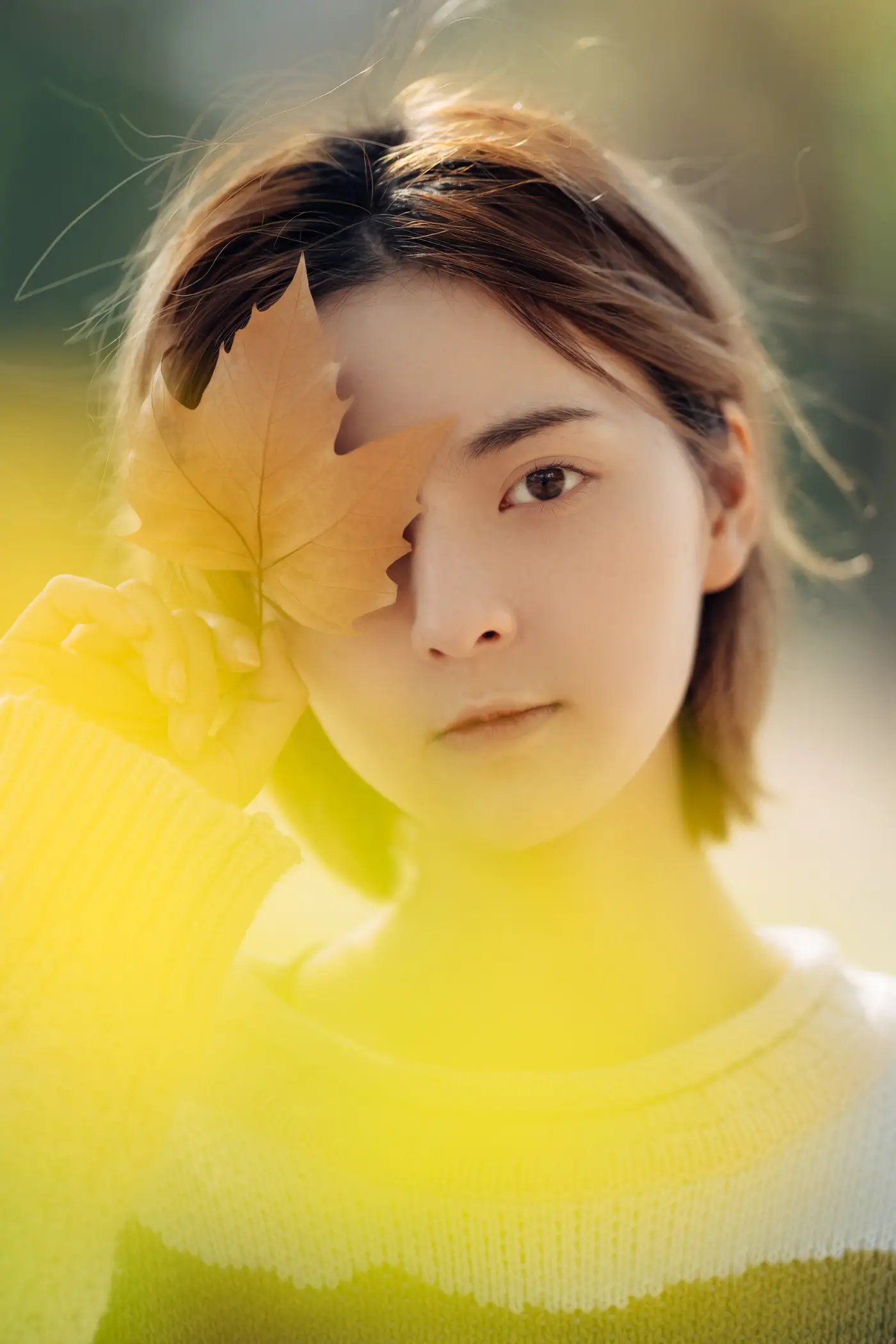 [艺图语] 2022.01.25 Vol.706 – 暖冬银杏，18岁的素颜女孩 dudu#[35P]-5