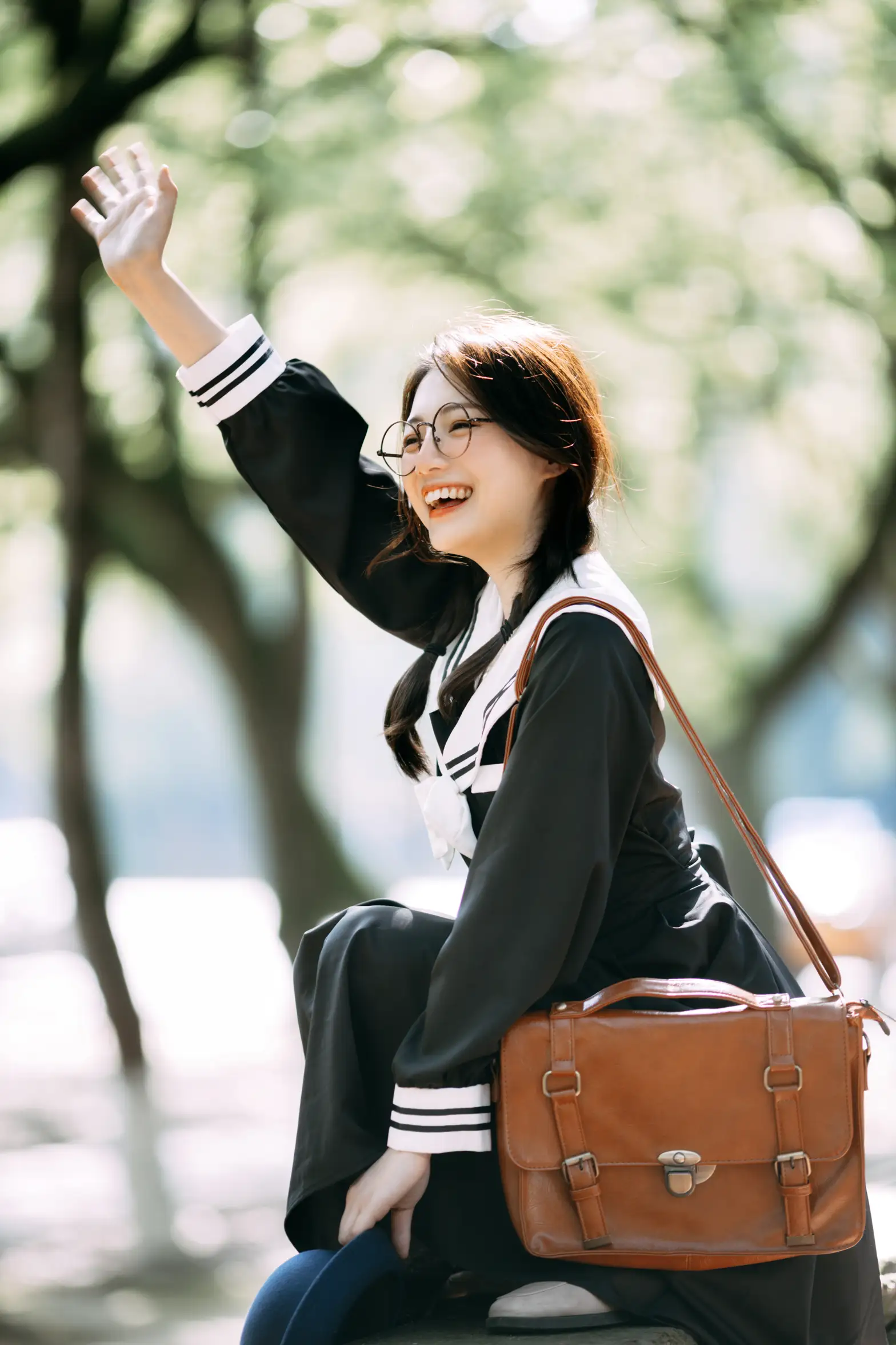 [艺图语] 2021.11.22 Vol.465 – JK女孩 黎美汐#[39P]-8