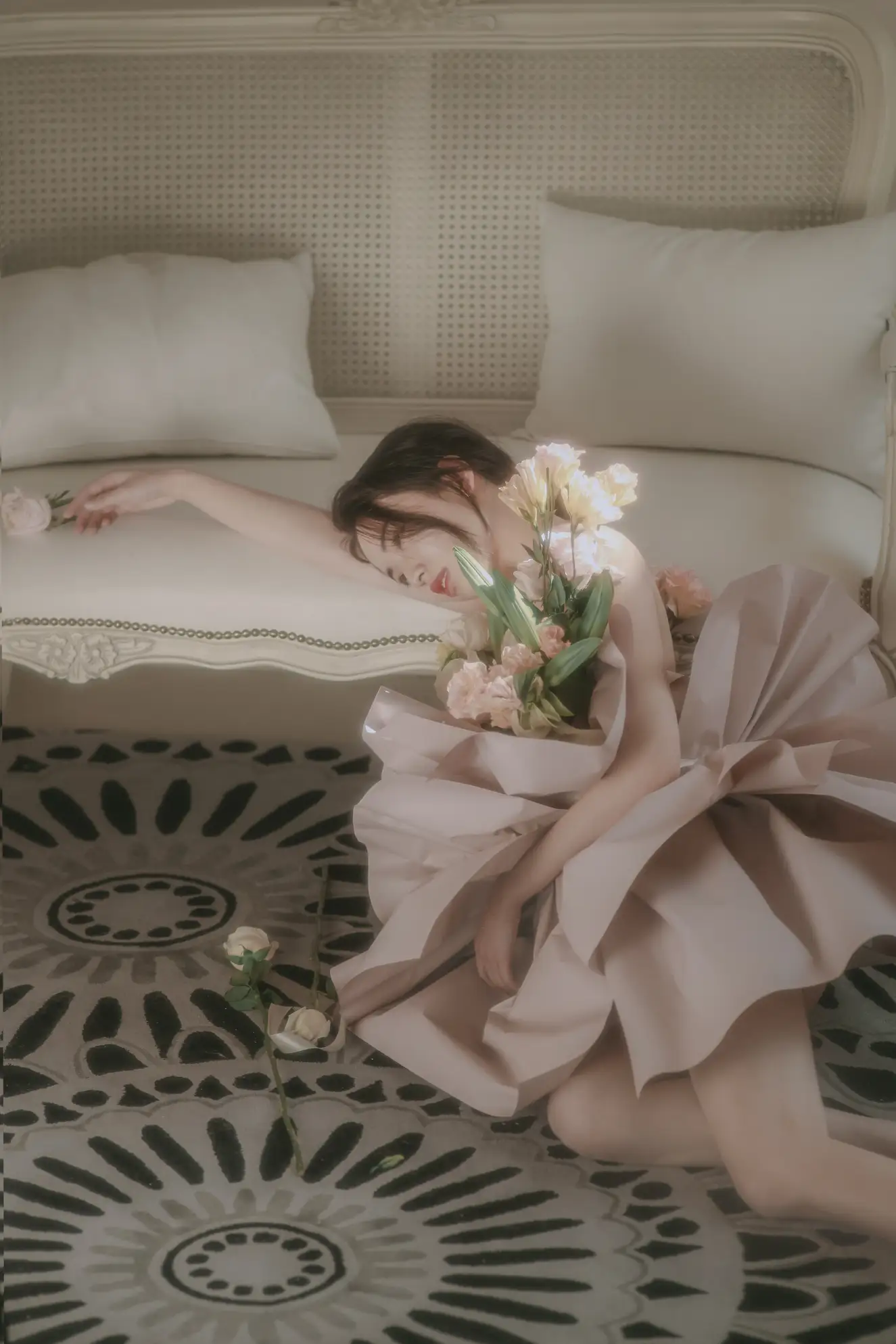 [艺图语] 2022.07.02 Vol.1353 – 花与少女 小朱#[36P]-3