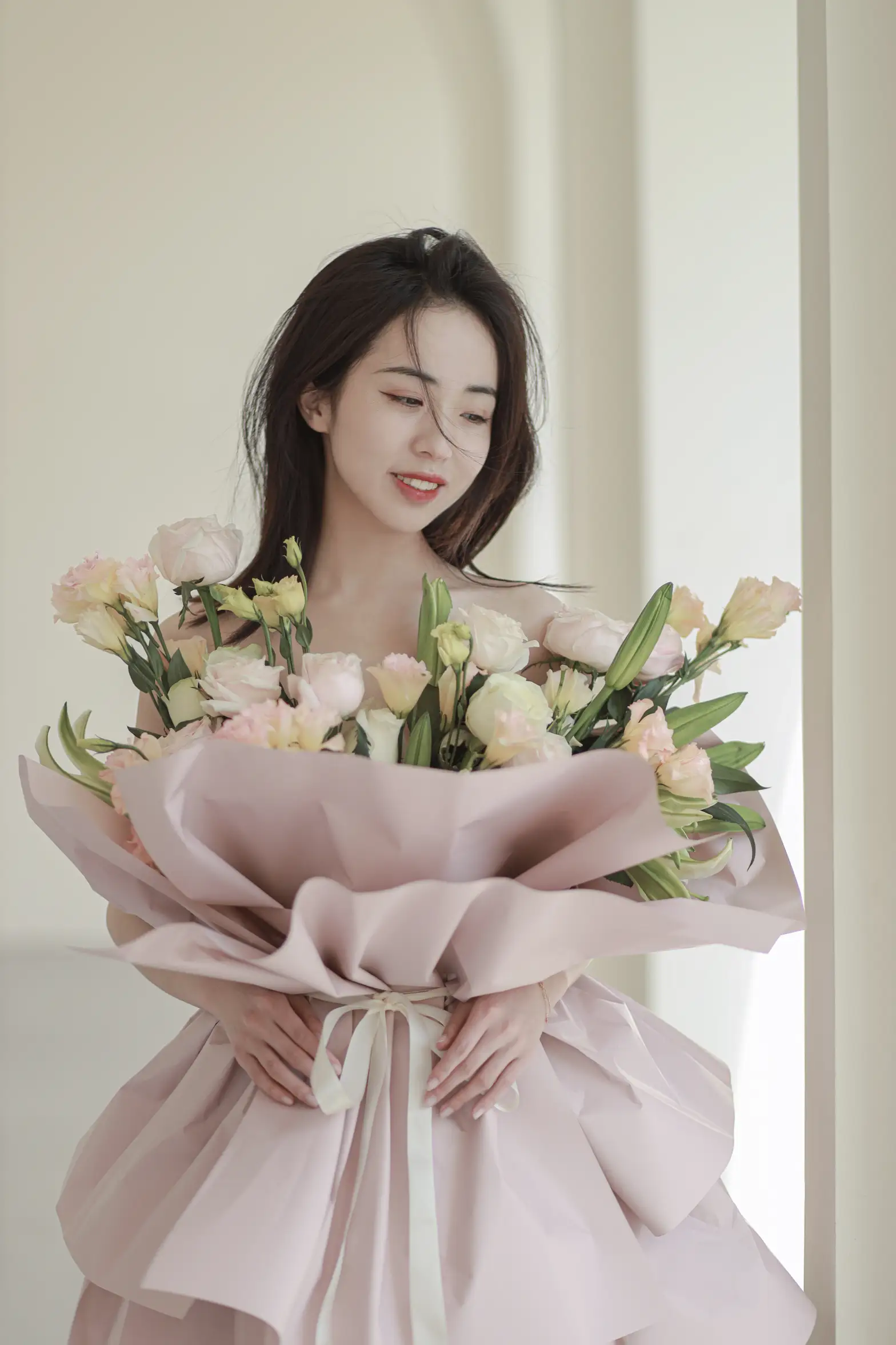 [艺图语] 2022.07.02 Vol.1353 – 花与少女 小朱#[36P]-3