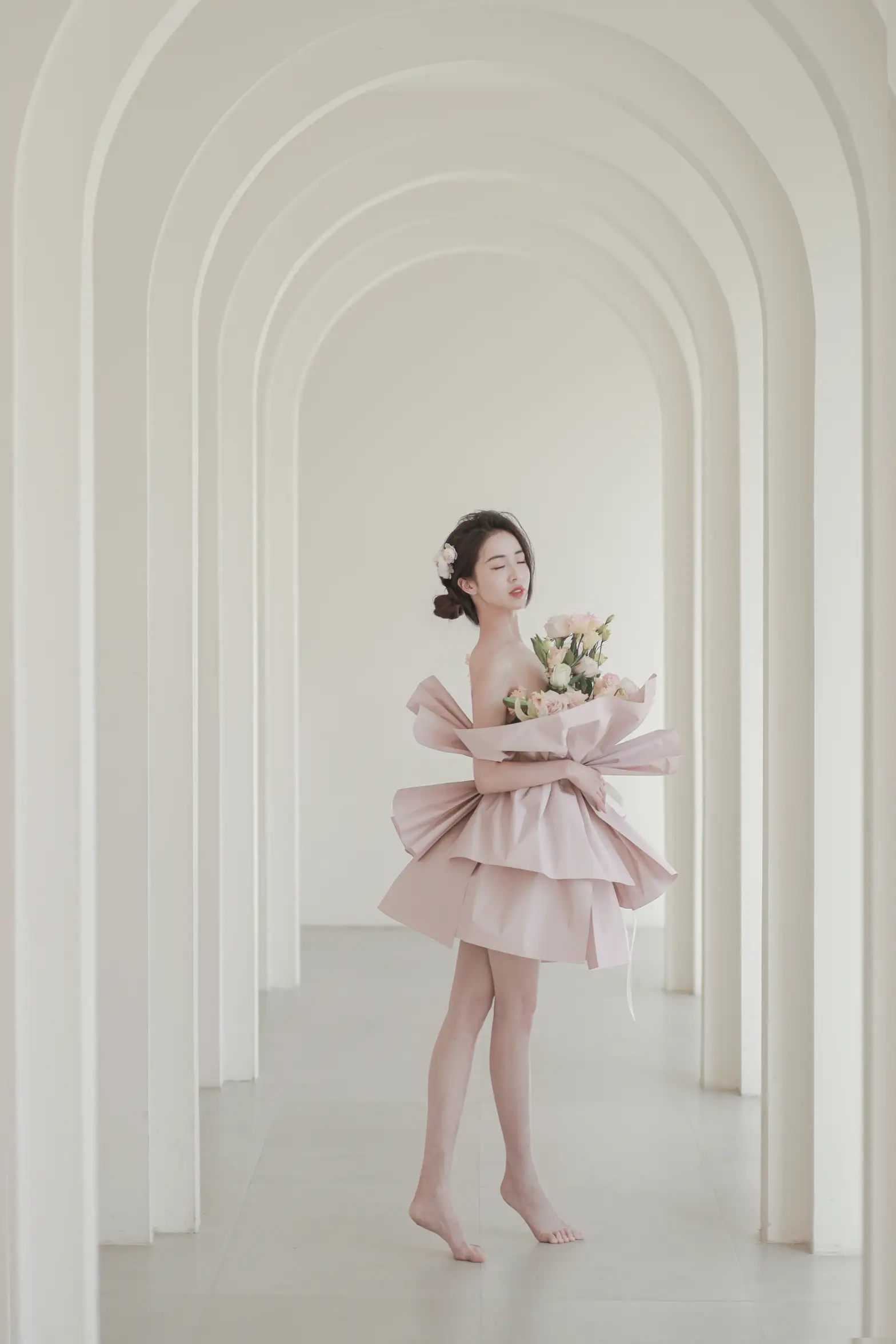 [艺图语] 2022.07.02 Vol.1353 – 花与少女 小朱#[36P]-3