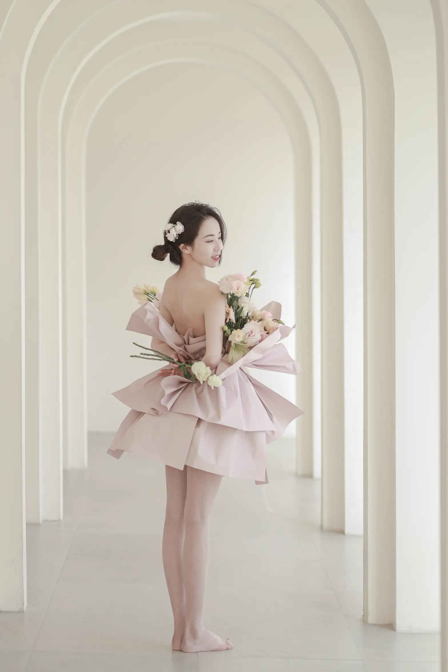 [艺图语] 2022.07.02 Vol.1353 – 花与少女 小朱#[36P]-5