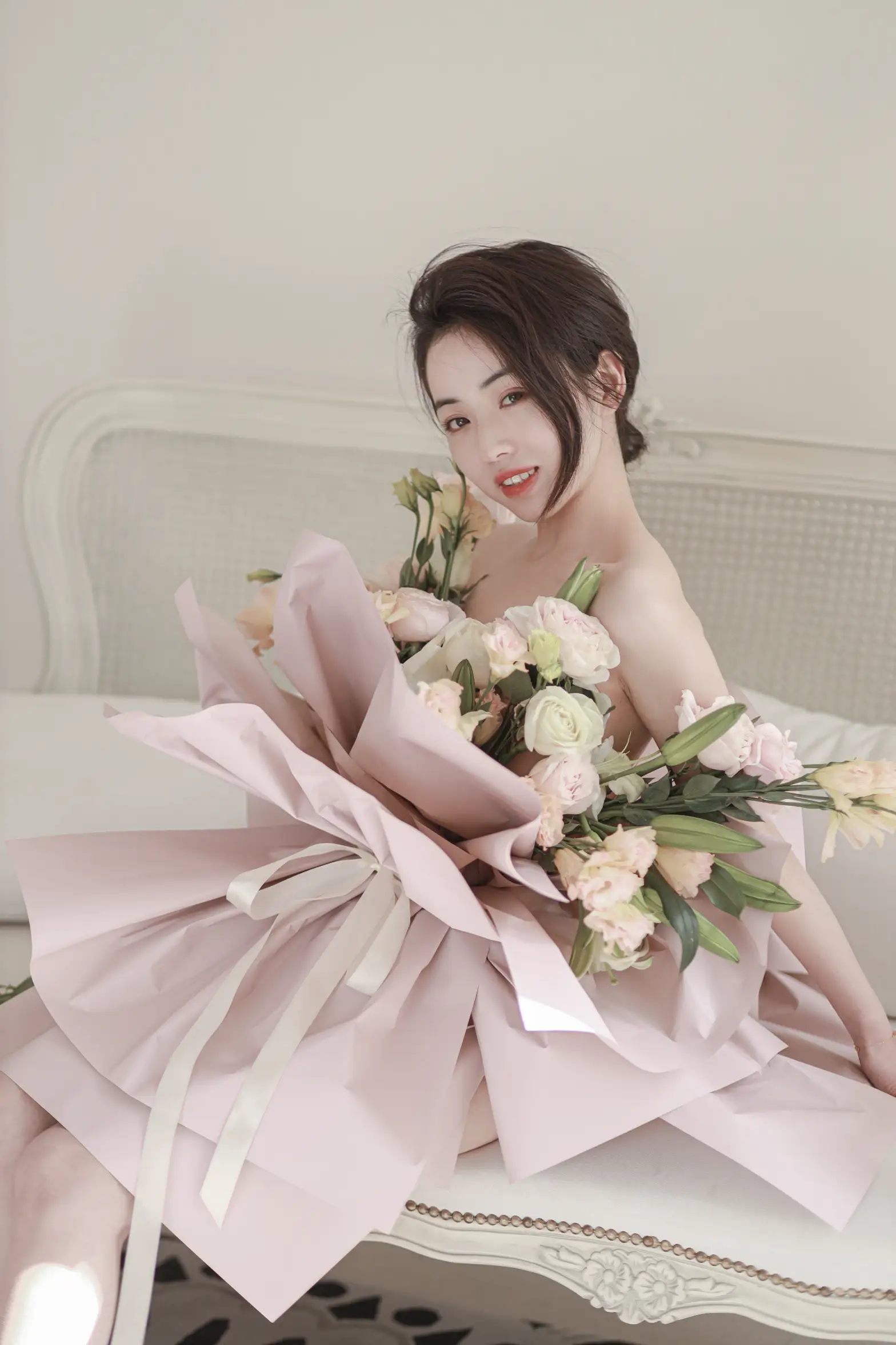 [艺图语] 2022.07.02 Vol.1353 – 花与少女 小朱#[36P]-8