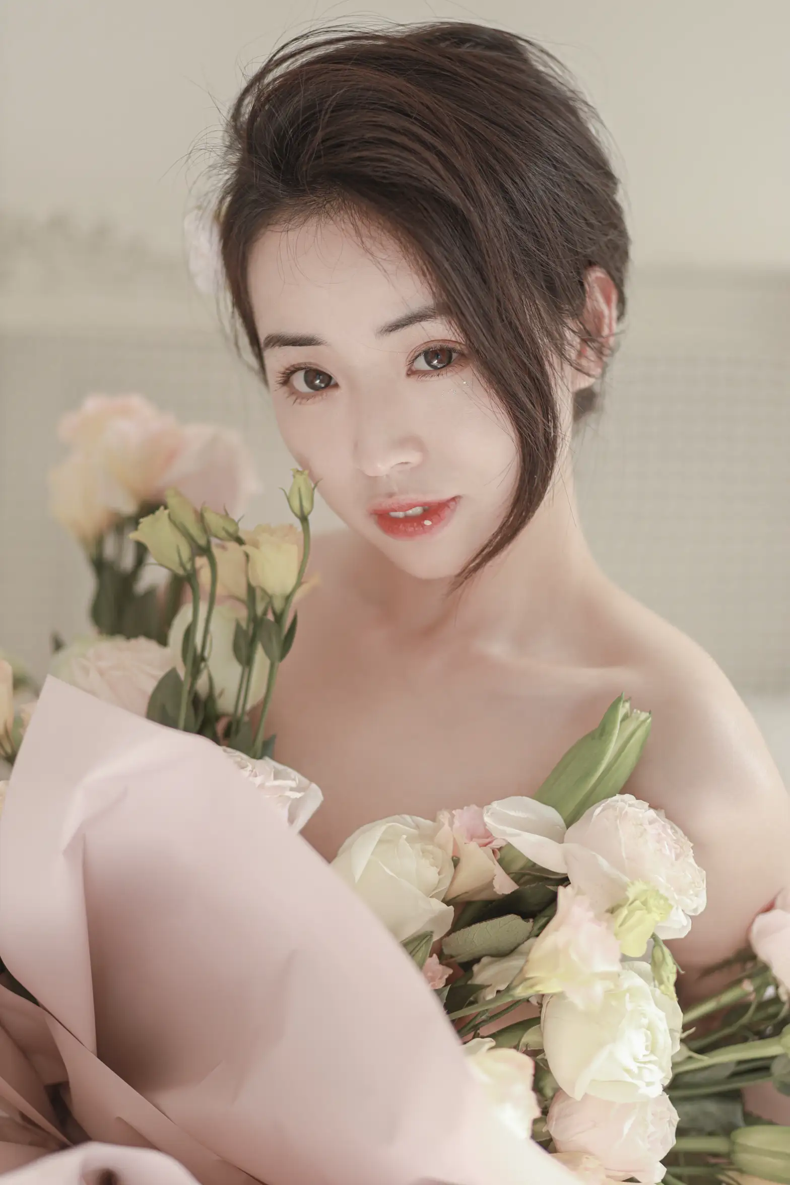 [艺图语] 2022.07.02 Vol.1353 – 花与少女 小朱#[36P]-9