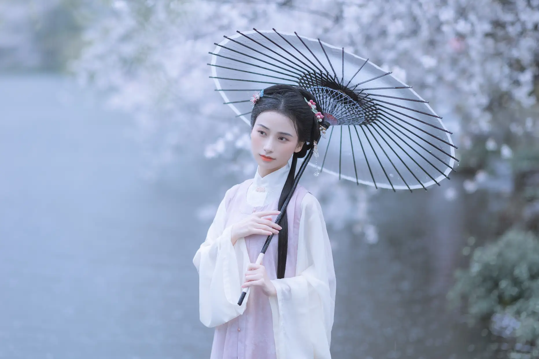 [艺图语] 2022.05.25 Vol.0984 – 雨樱花 眸小妖#[46P]-6