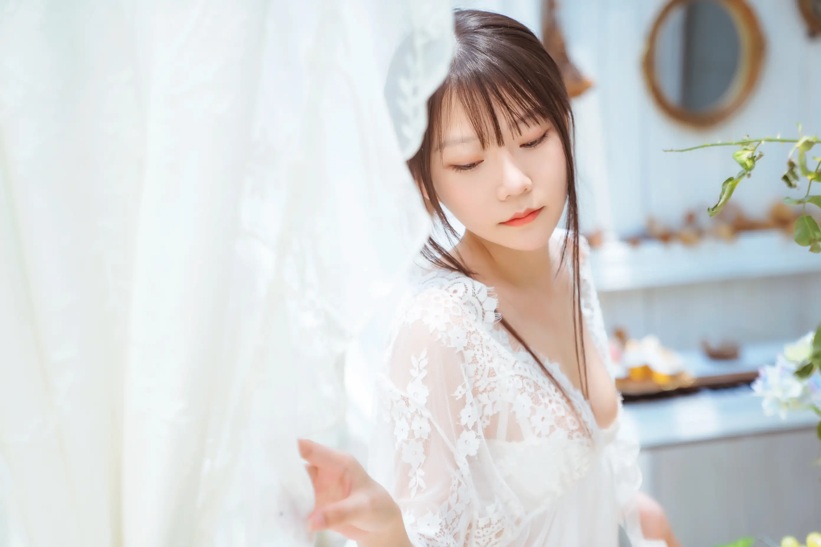 [艺图语] 2022.05.16 Vol.895 – 花房阳光少女 香草喵露露#[32P]-4