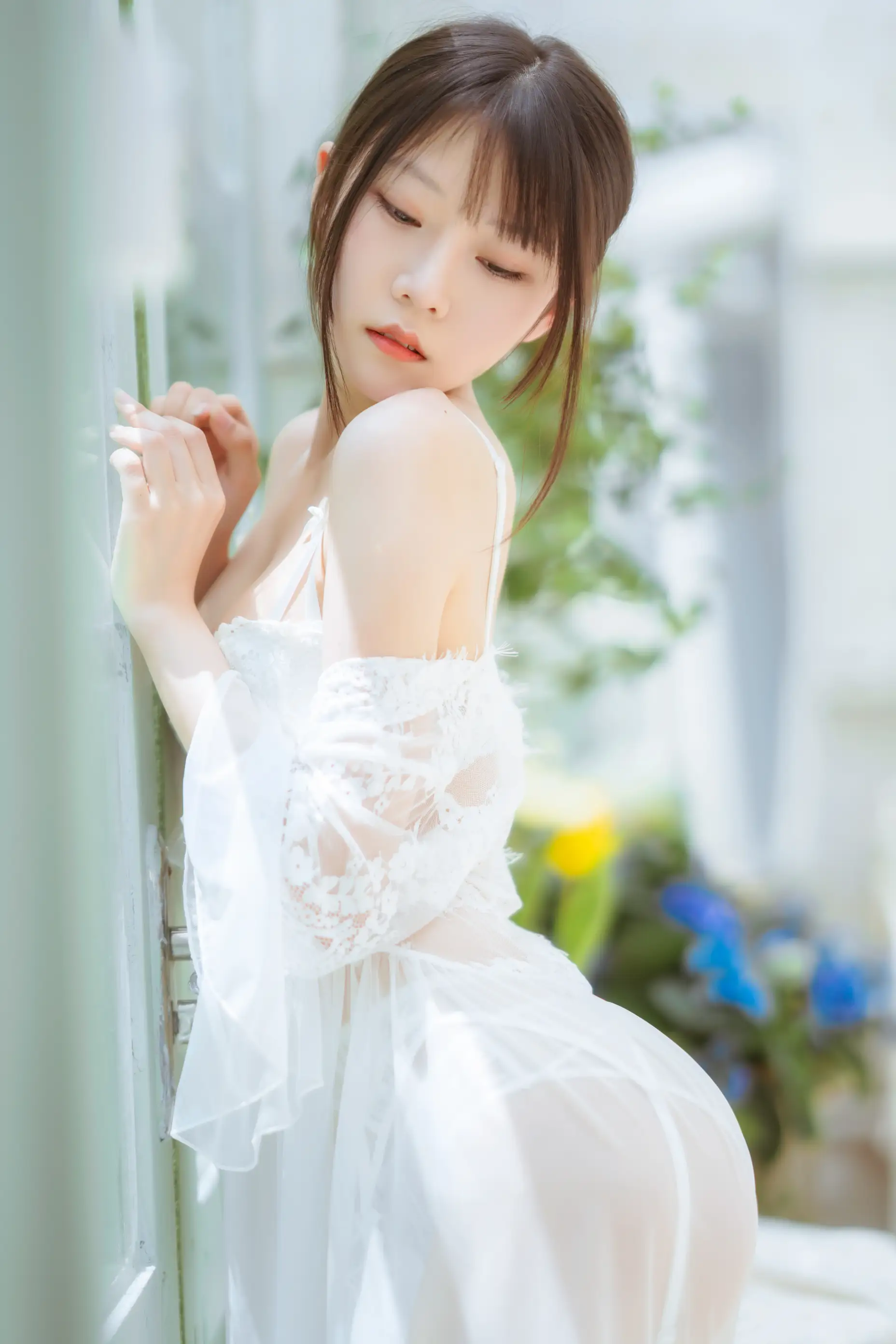 [艺图语] 2022.05.16 Vol.895 – 花房阳光少女 香草喵露露#[32P]-3