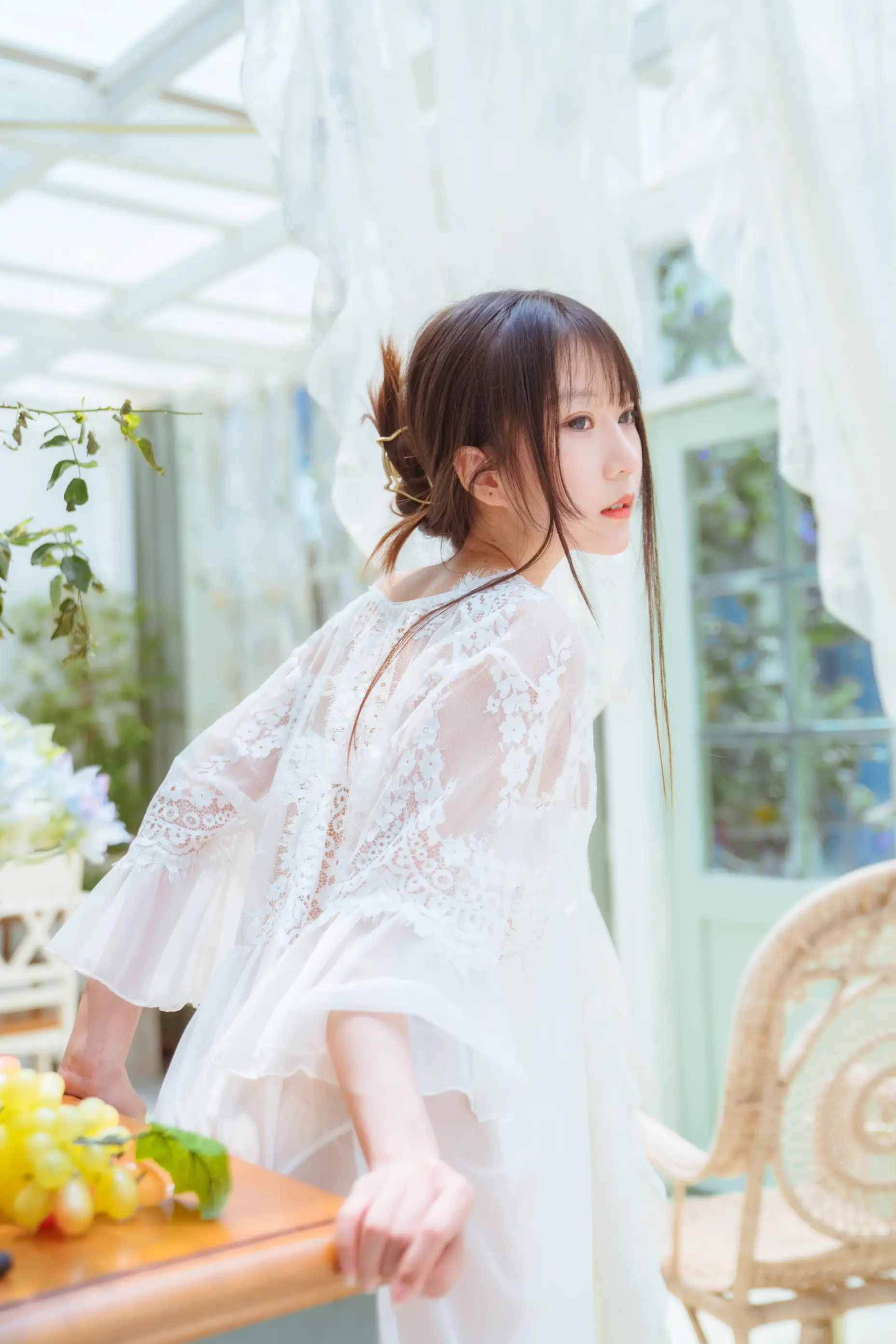 [艺图语] 2022.05.16 Vol.895 – 花房阳光少女 香草喵露露#[32P]-8