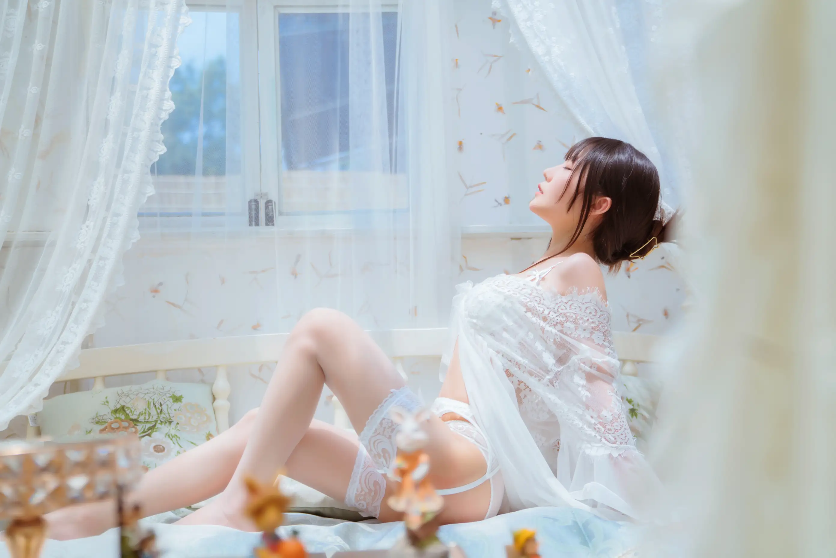 [艺图语] 2022.05.16 Vol.895 – 花房阳光少女 香草喵露露#[32P]-7