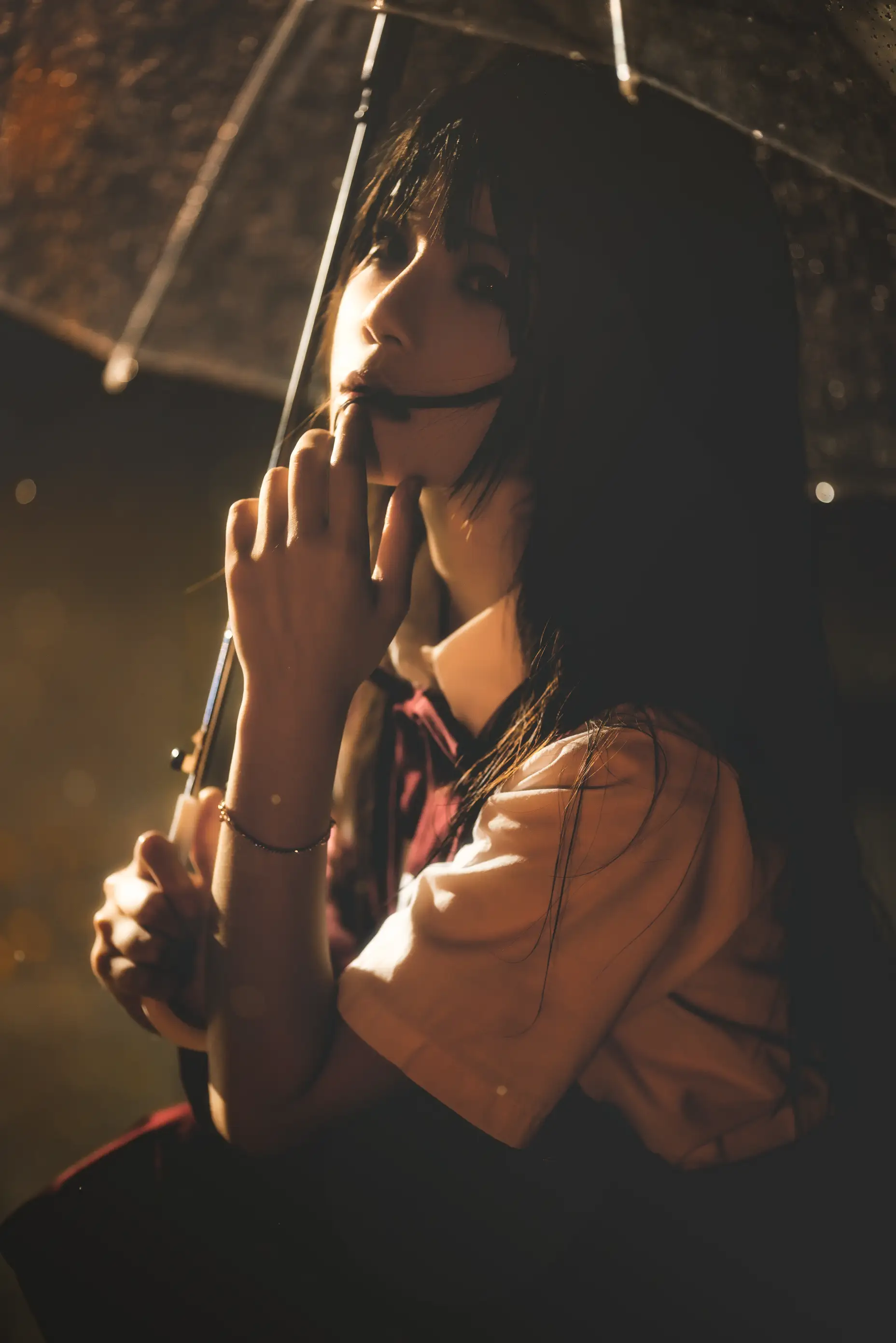 [艺图语] 2022.05.18 Vol.0922 – 雨下 桜桃喵#[42P]-9