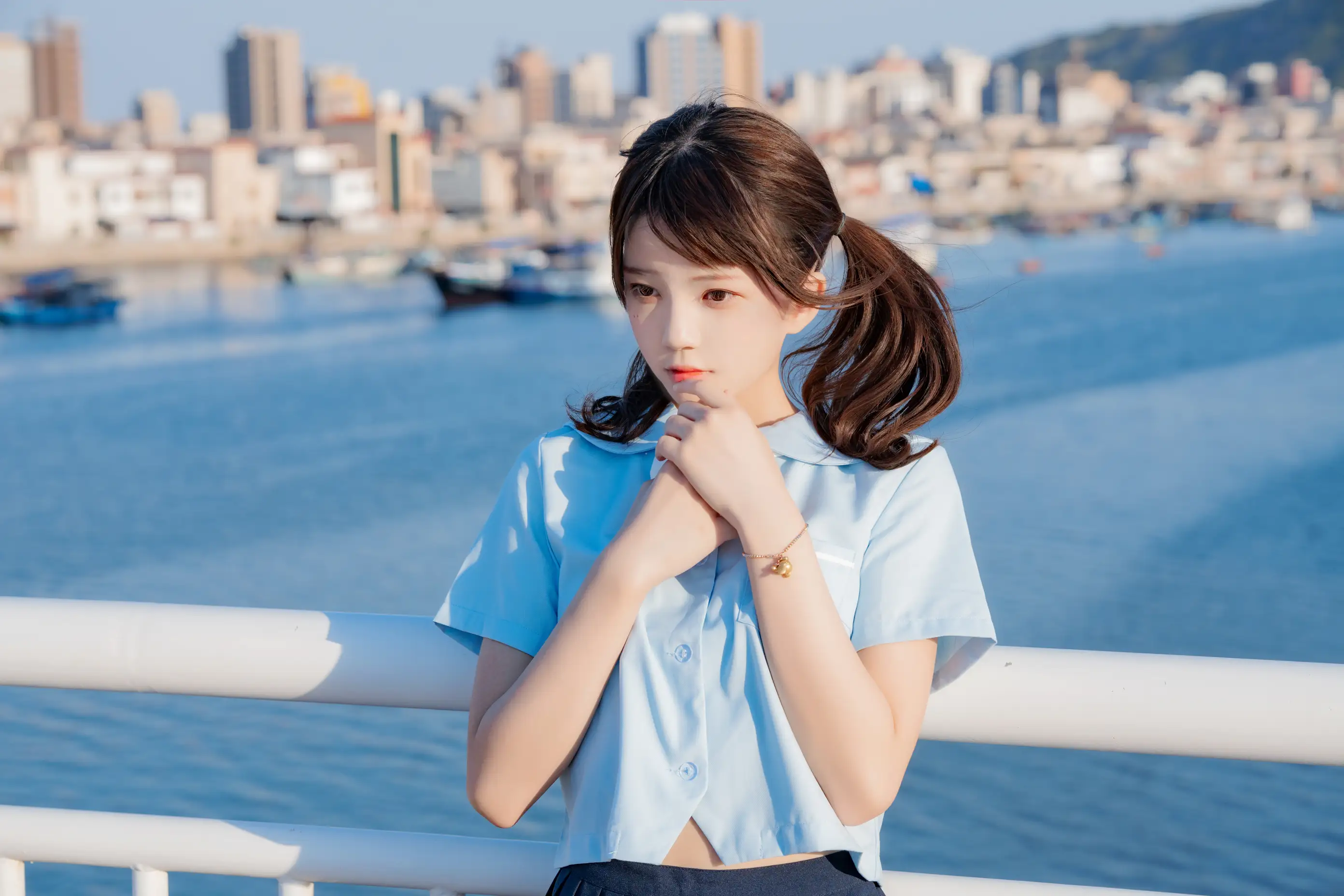 [艺图语] 2022.07.07 Vol.1409 – 蔚蓝 桜桃喵#[33P]-4