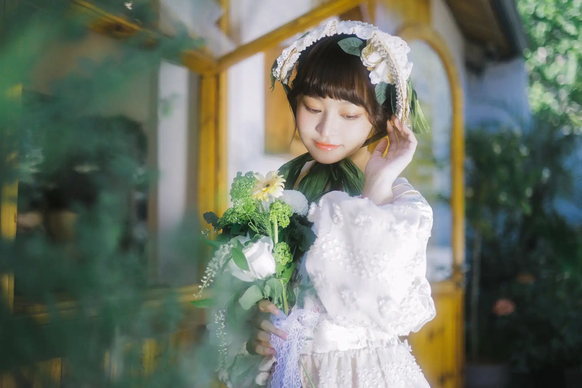 [艺图语] 2022.07.18 Vol.1512 – 花房少女 双耳ZiCe#[40P]-10