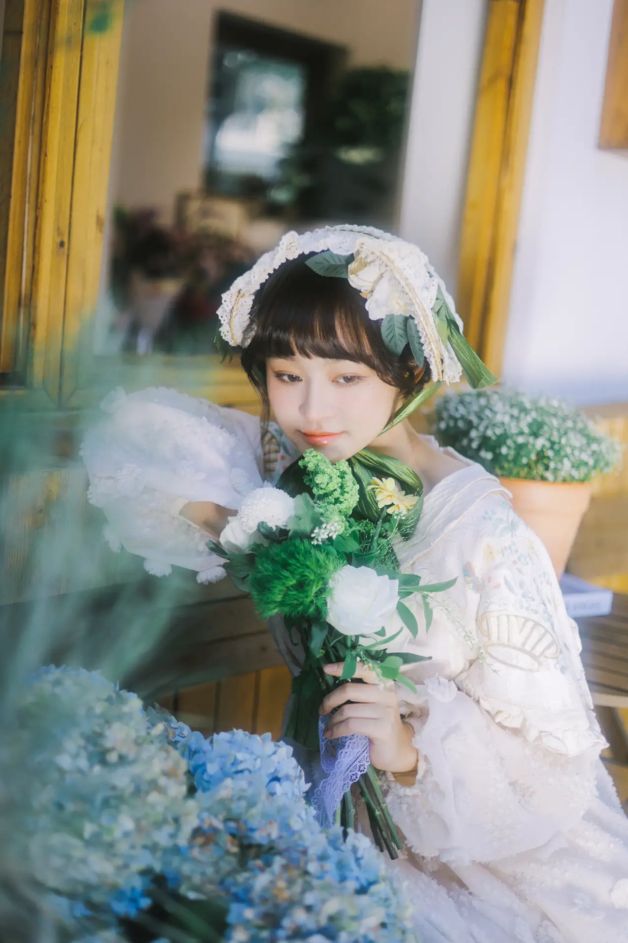[艺图语] 2022.07.18 Vol.1512 – 花房少女 双耳ZiCe#[40P]-8