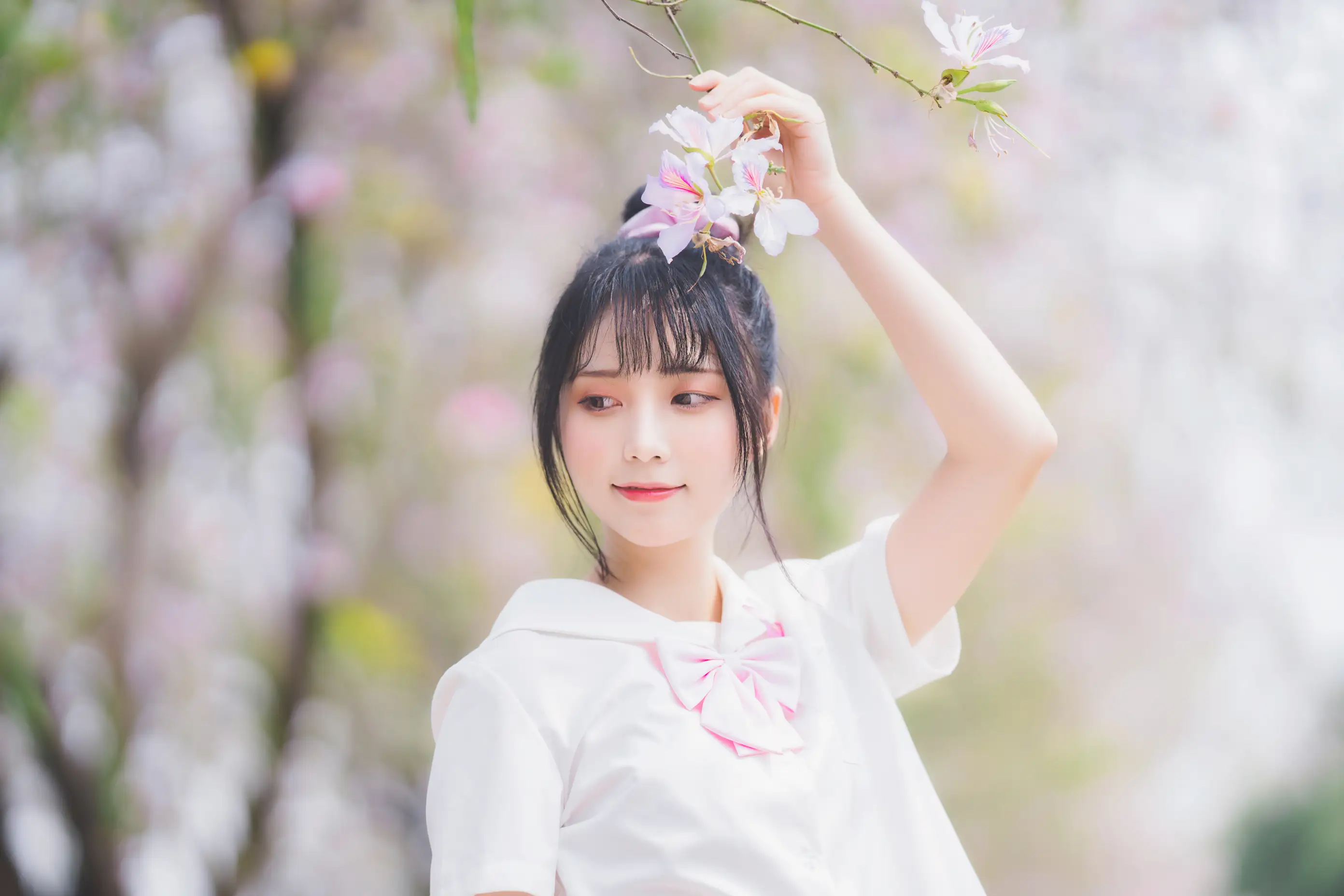[艺图语] 2022.06.21 Vol.1244 – 花与少女 思涼poi#[35P]-7