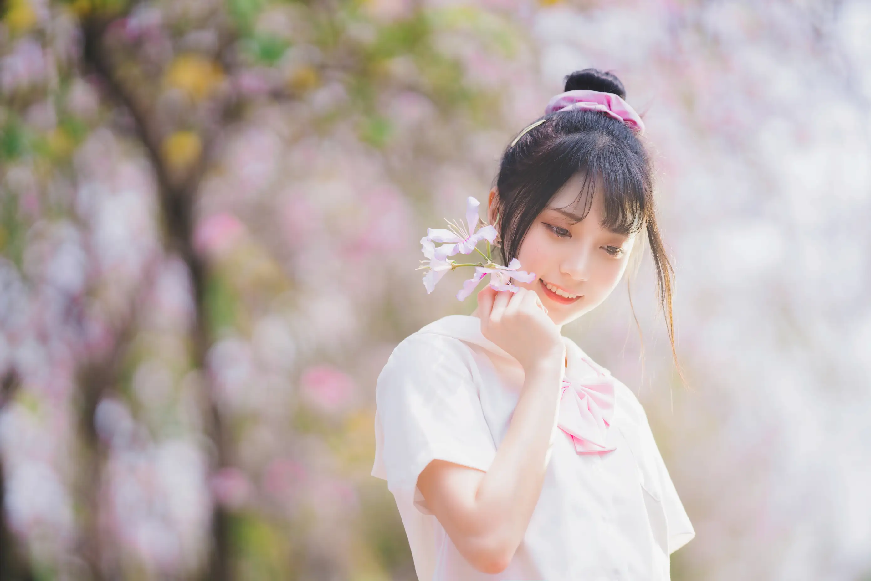 [艺图语] 2022.06.21 Vol.1244 – 花与少女 思涼poi#[35P]-2