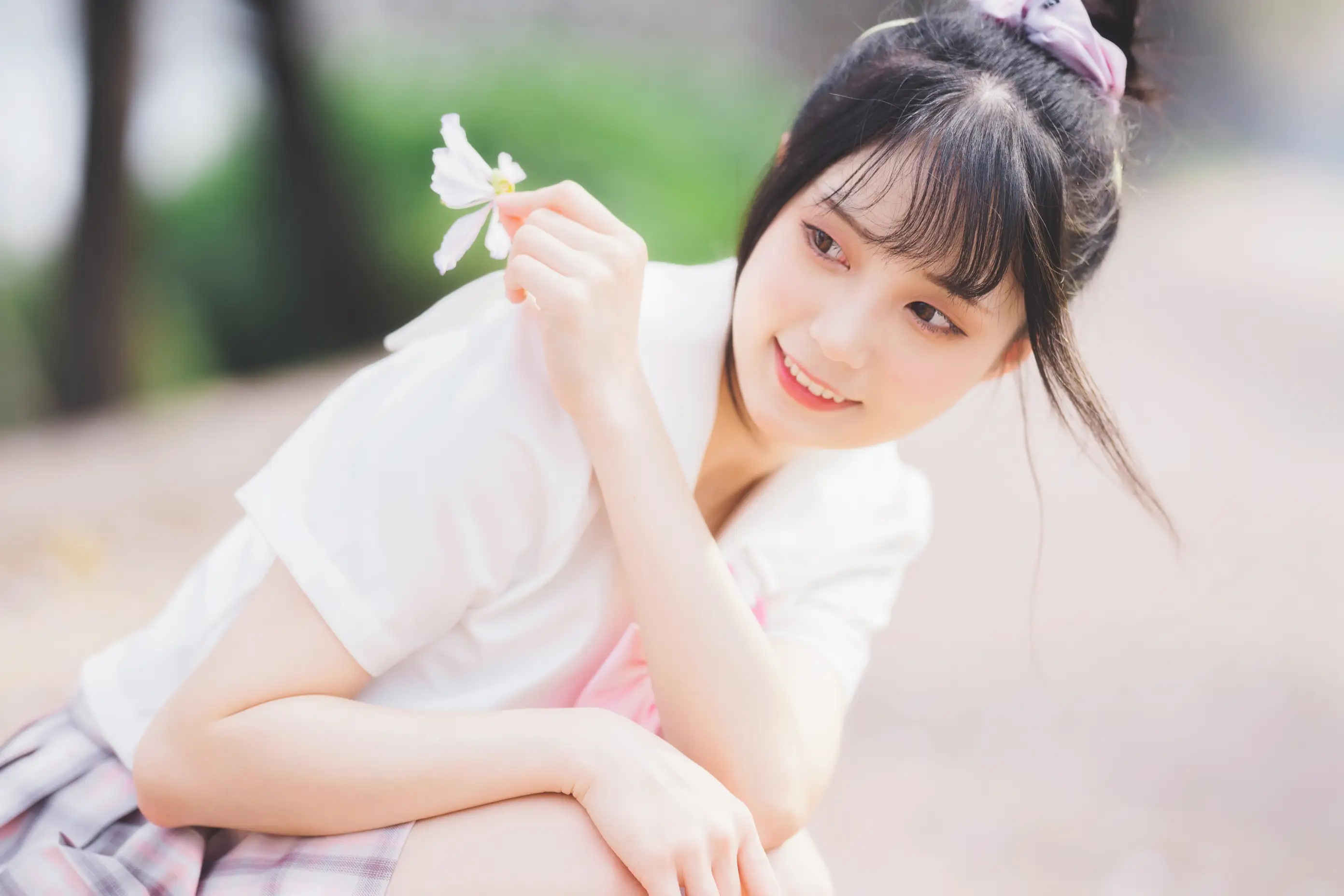 [艺图语] 2022.06.21 Vol.1244 – 花与少女 思涼poi#[35P]-4