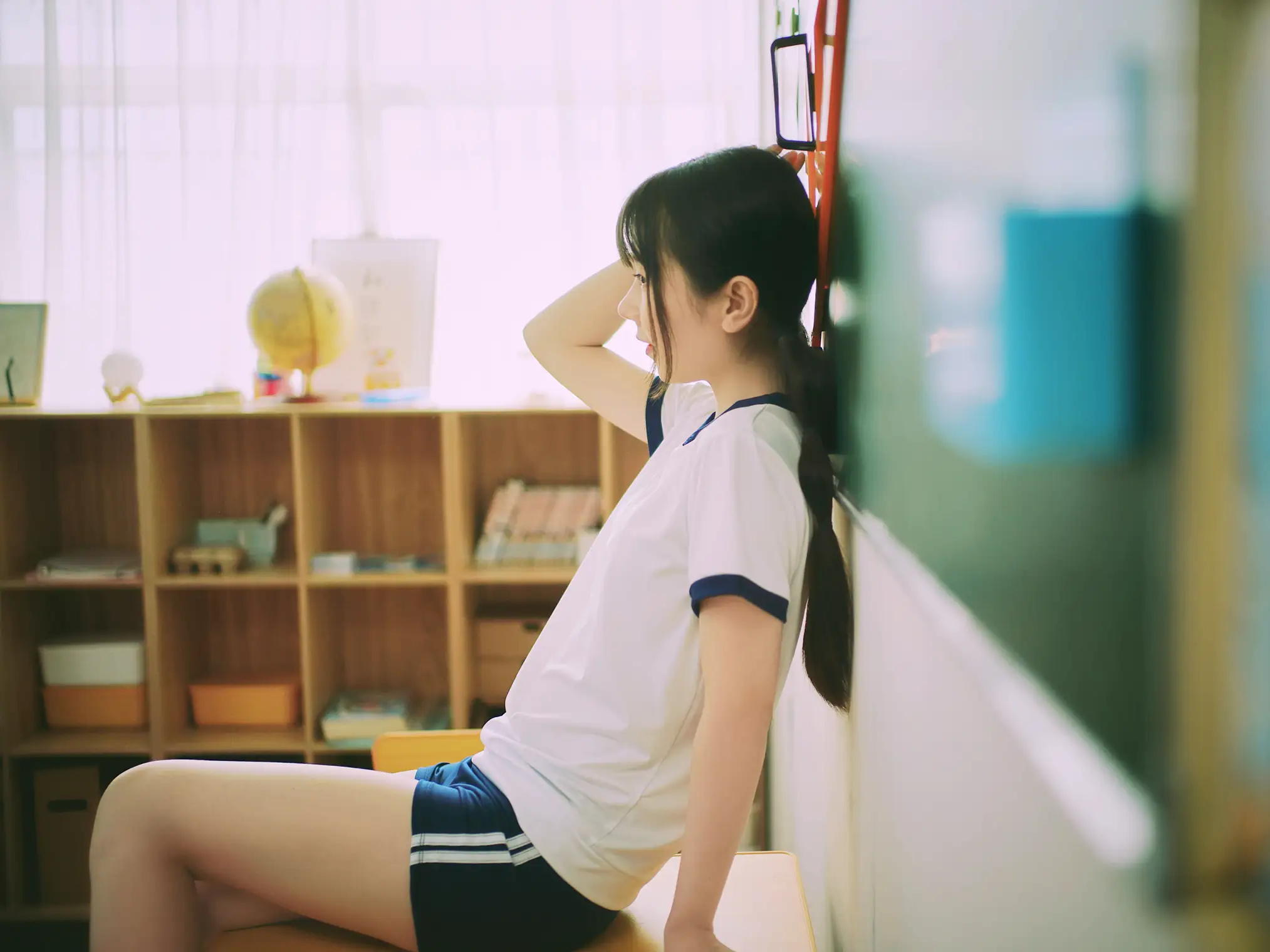 [艺图语] 2022.06.17 Vol.1205 – 青春教室 萌萌#[24P]-7