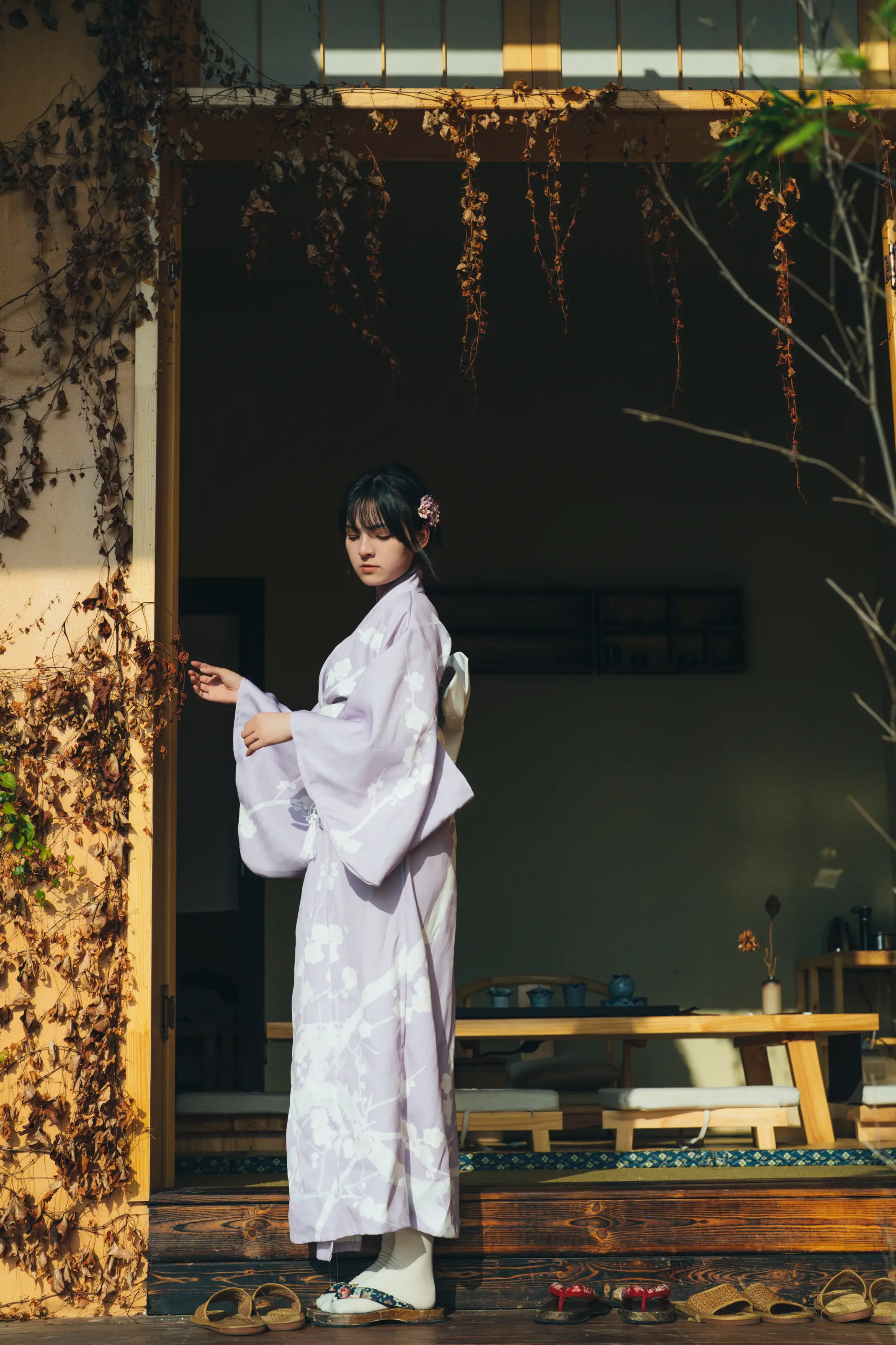 [艺图语] 2022.02.09 Vol.772 – 和风物语，日式庭院里的少女写真 dudu#[56P]-2