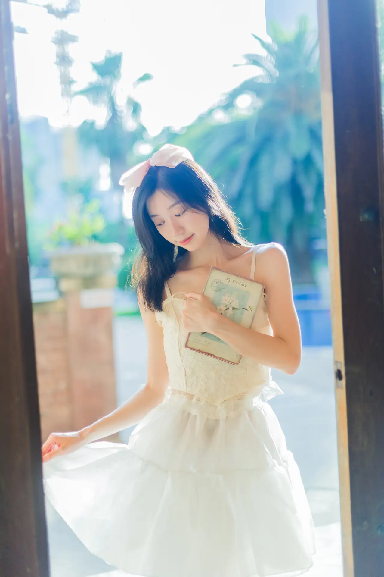 [艺图语] 2022.07.16 Vol.1495 – 午后来信 饲猫少女-#[37P]-10