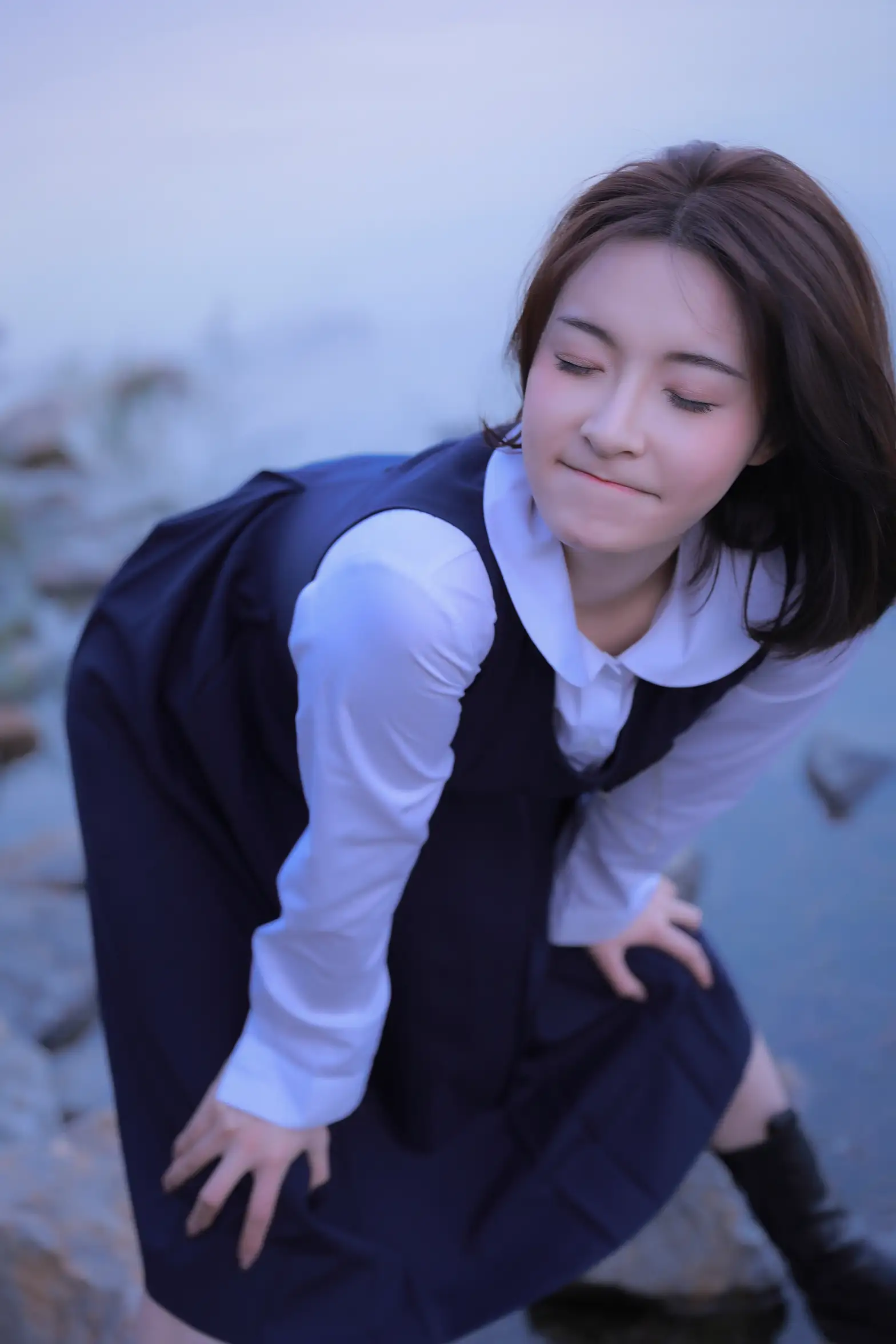 [艺图语] 2022.06.29 Vol.1321 – 海边JK 君君#[20P]-4