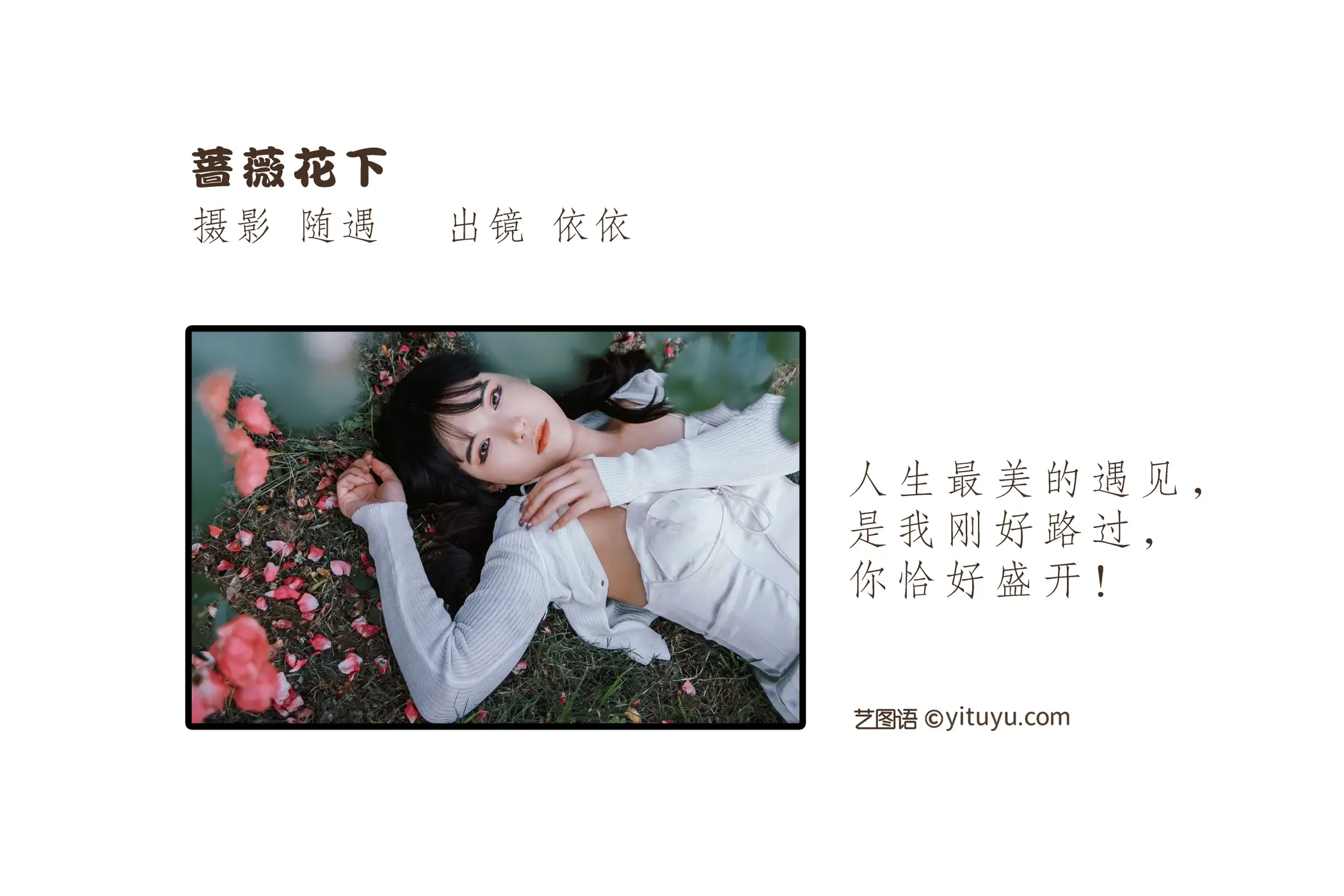 [艺图语] 2022.06.10 Vol.1137 – 蔷薇花下 依依#[25P]-2