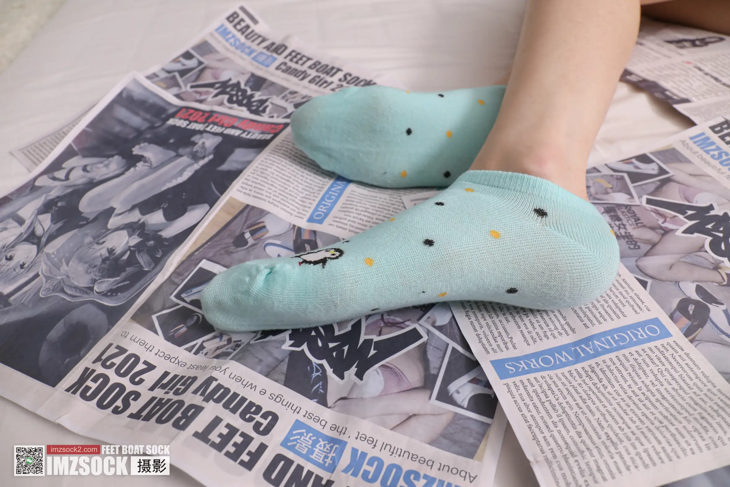 [Mzsock] Love Beauty Foot NO.124 Rain foam#[74P]-35