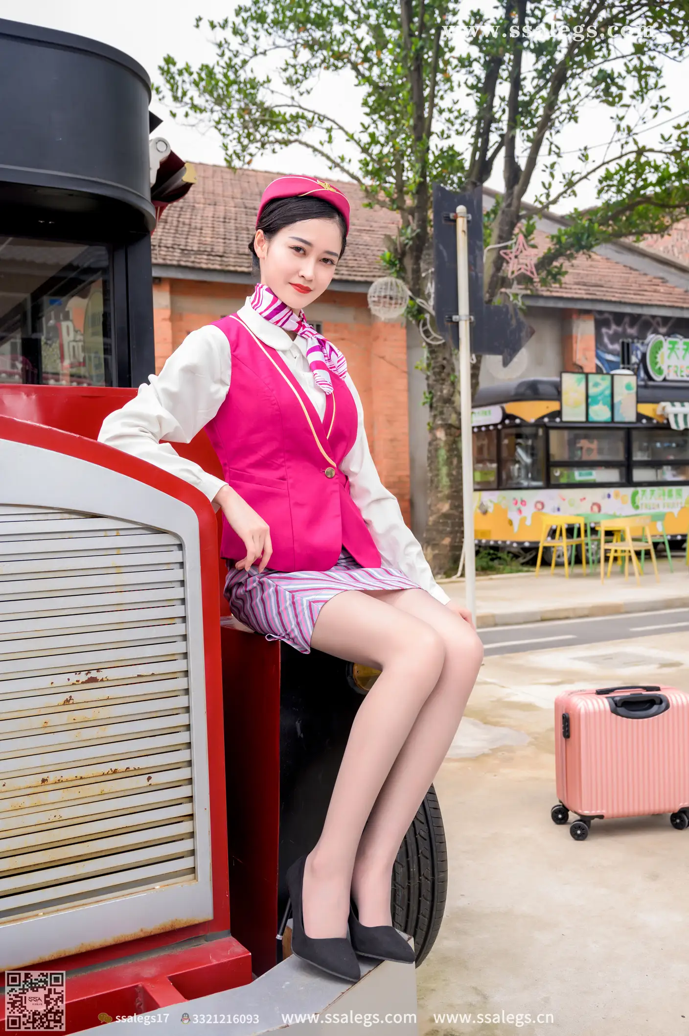 [Mzsock] NO.436 Her stewardess dream (below) silk club#[127P]-58