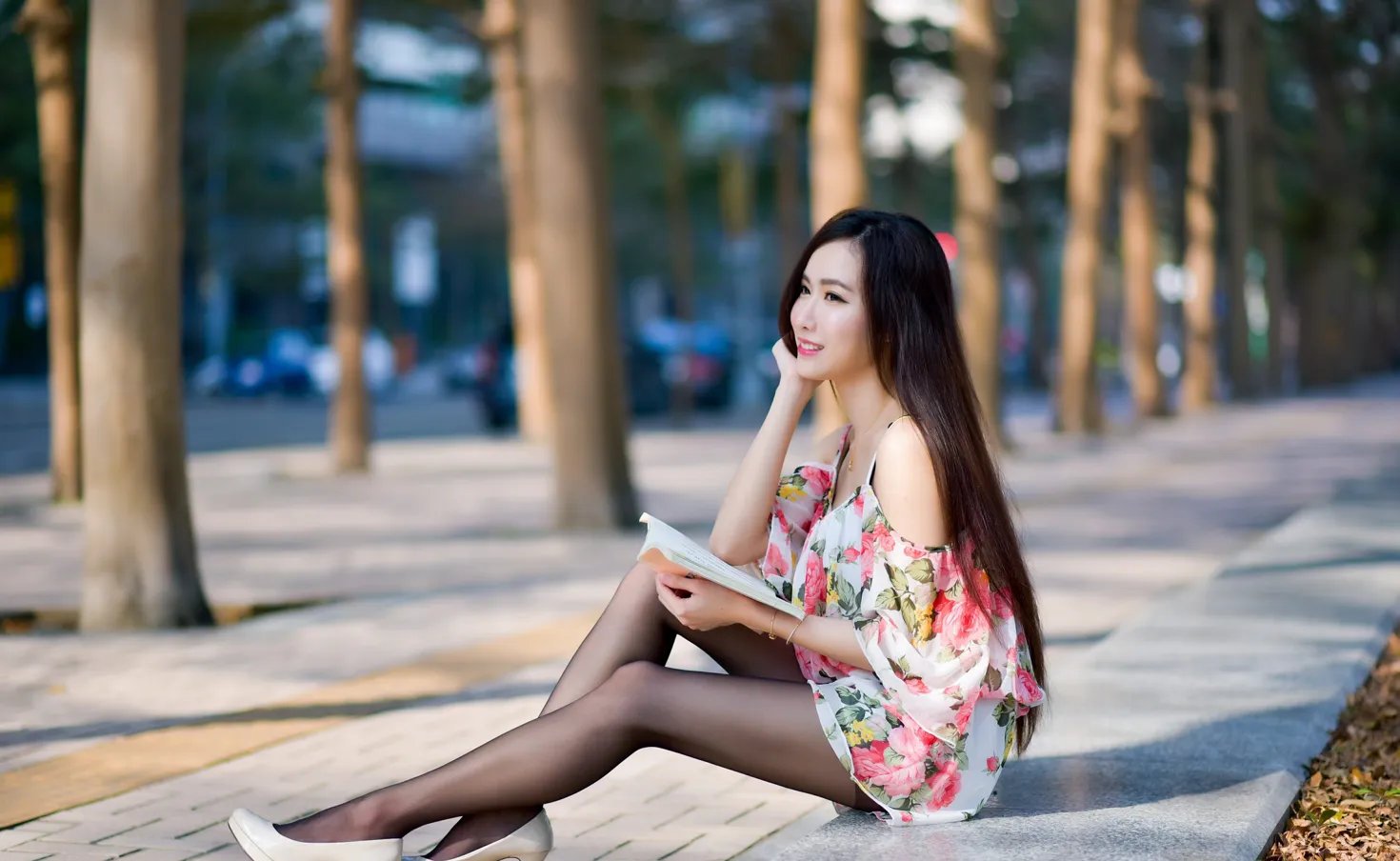 [Mzsock] NO.185 Yanxi suspender skirt black stockings beautiful legs street photography#[27P]-11