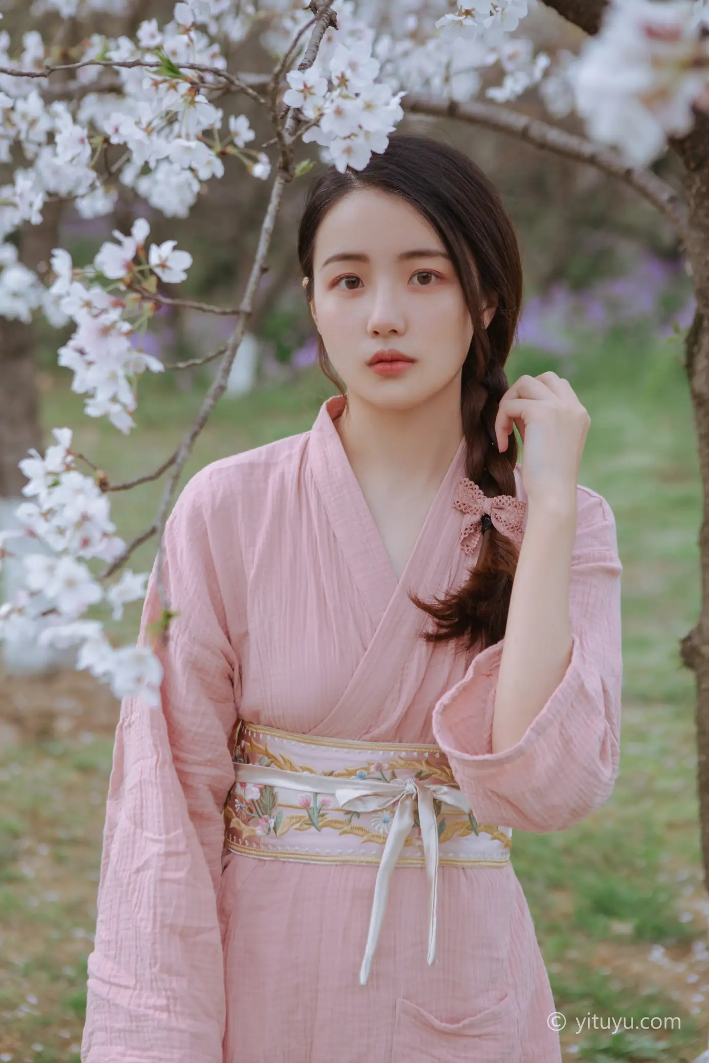 [YITUYU] 2021.05.19 Vol.057 – The wind is getting warmer and the cherry blossoms will be blooming A little April#[24P]-4