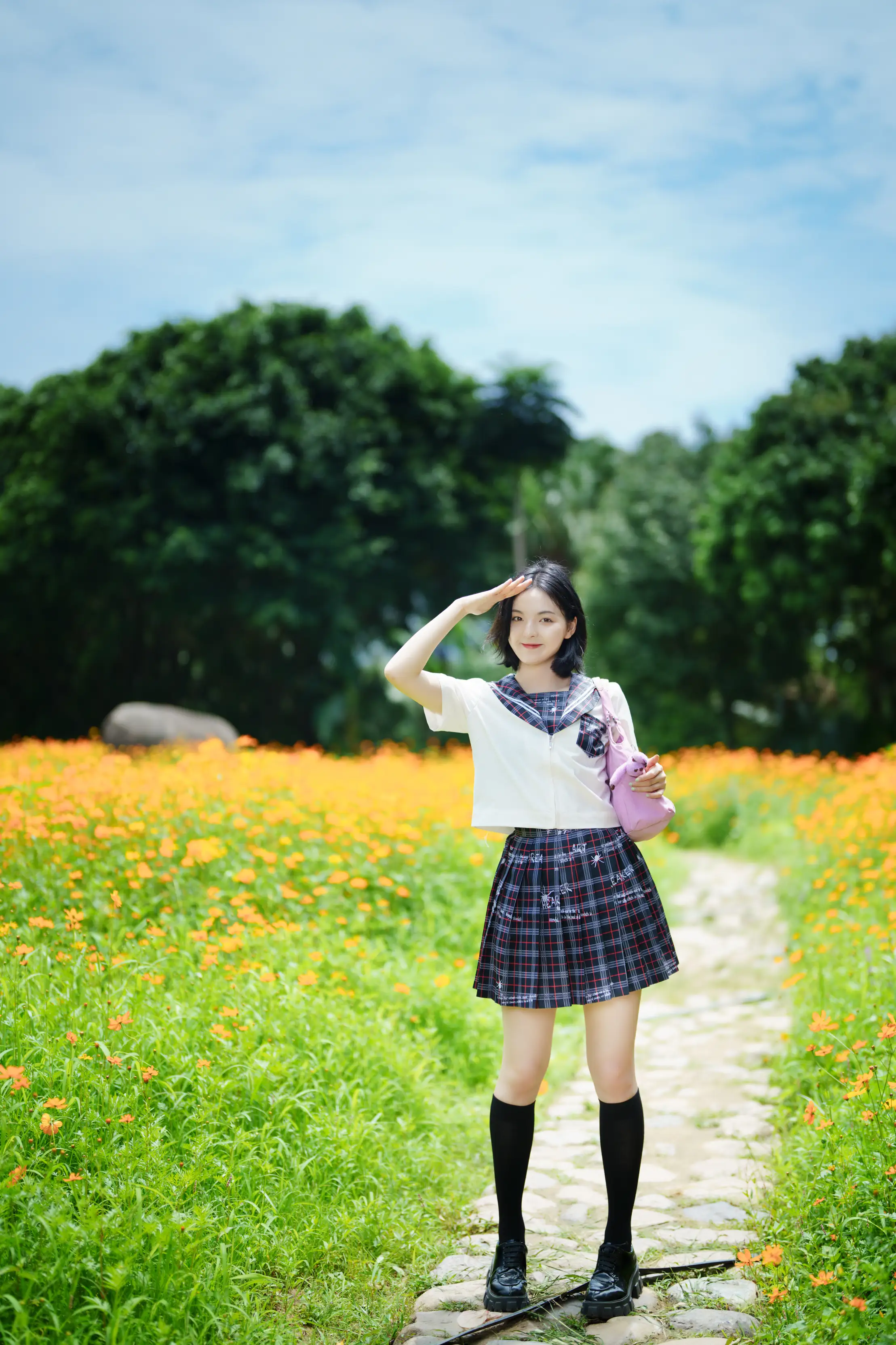 [YITUYU] 2021.11.12 Vol.441 – JK girl in the flower field dudu#[51P]-2