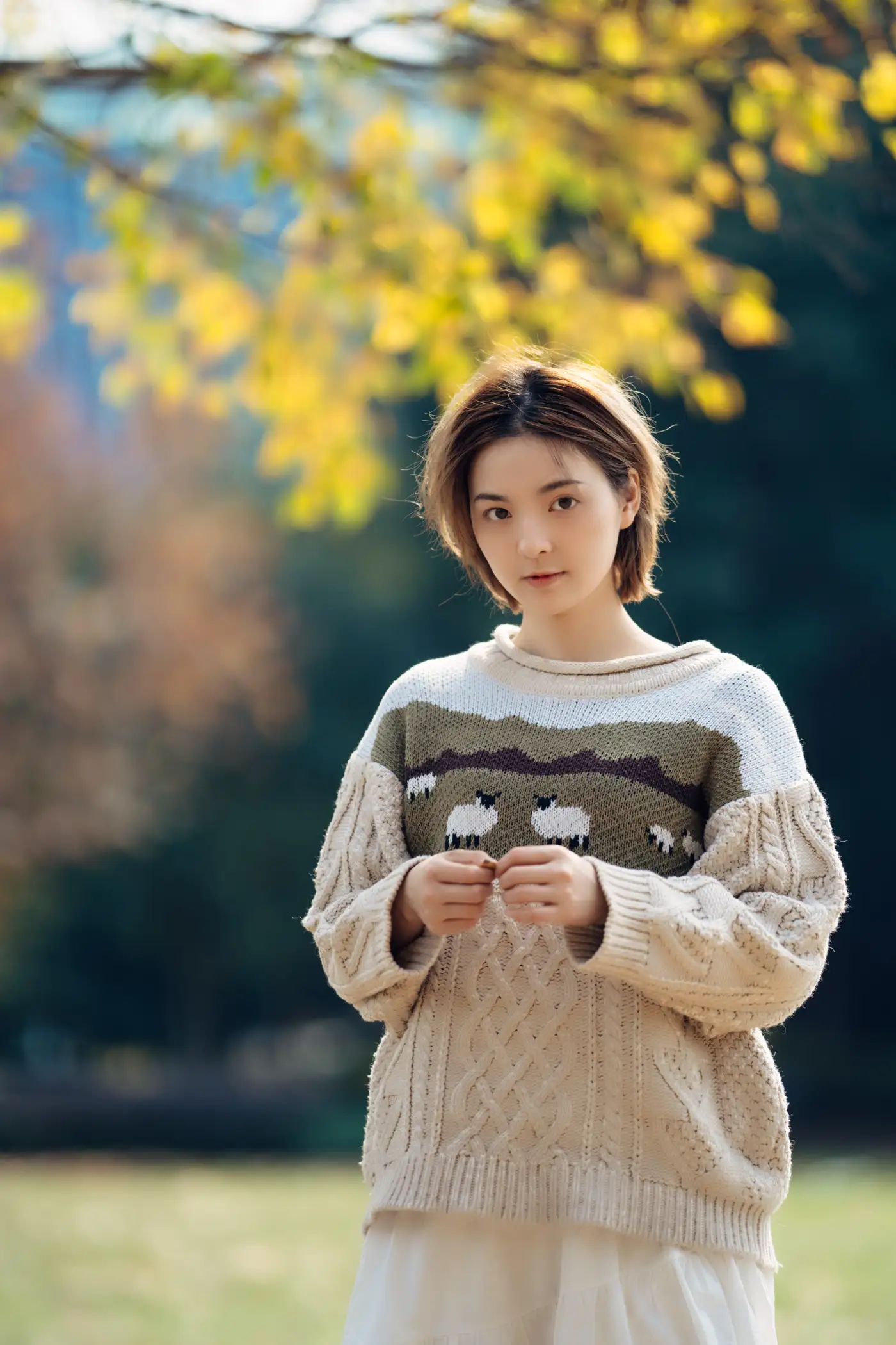 [YITUYU] 2022.01.25 Vol.706 – Warm Winter Ginkgo, an 18-year-old girl without makeup dudu#[35P]-2