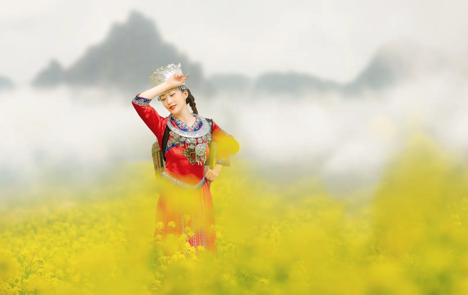 [YITUYU] 2021.11.09 Vol.432 – Rapeseed flowers bloom As one wishes#[33P]-1